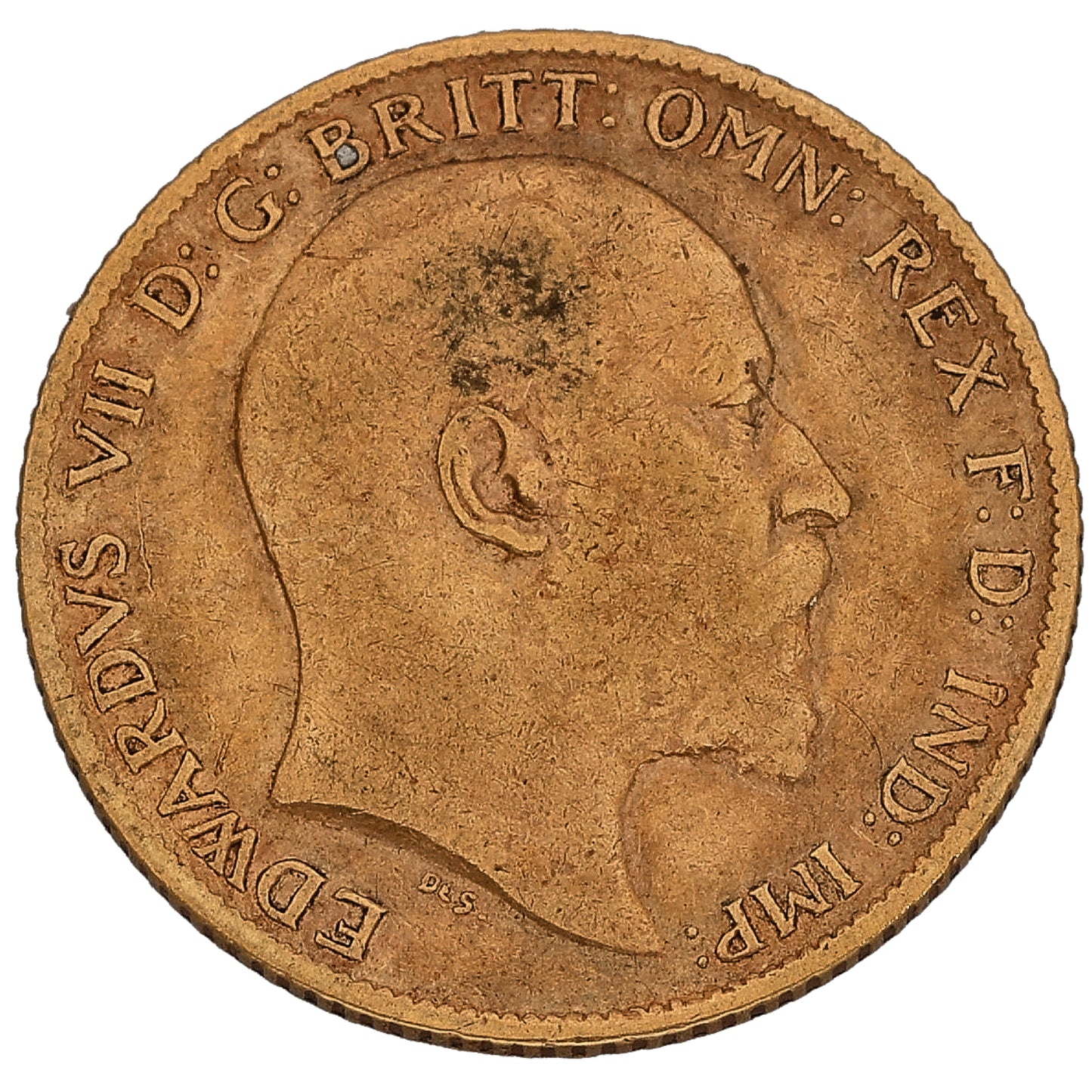 22ct Gold King Edward VII Half Sovereign Coin 1907