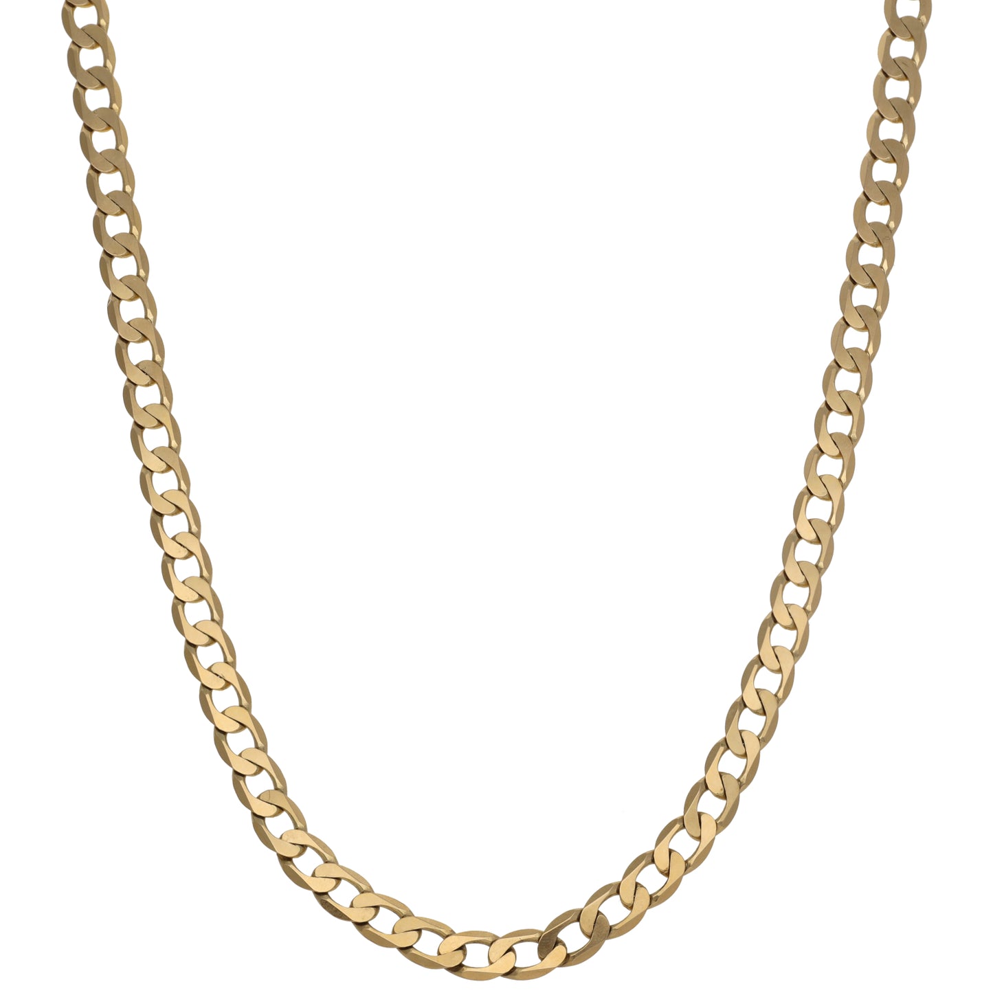 9ct Gold Curb Chain 20"