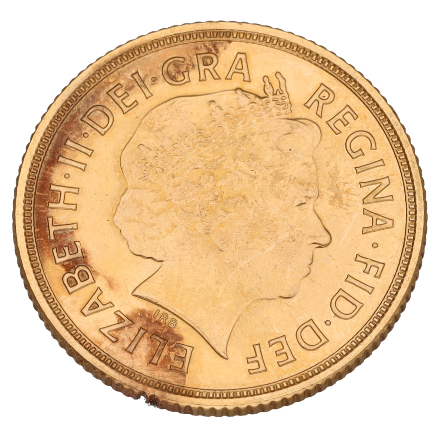 22ct Gold Queen Elizabeth II Full Sovereign Coin 2012