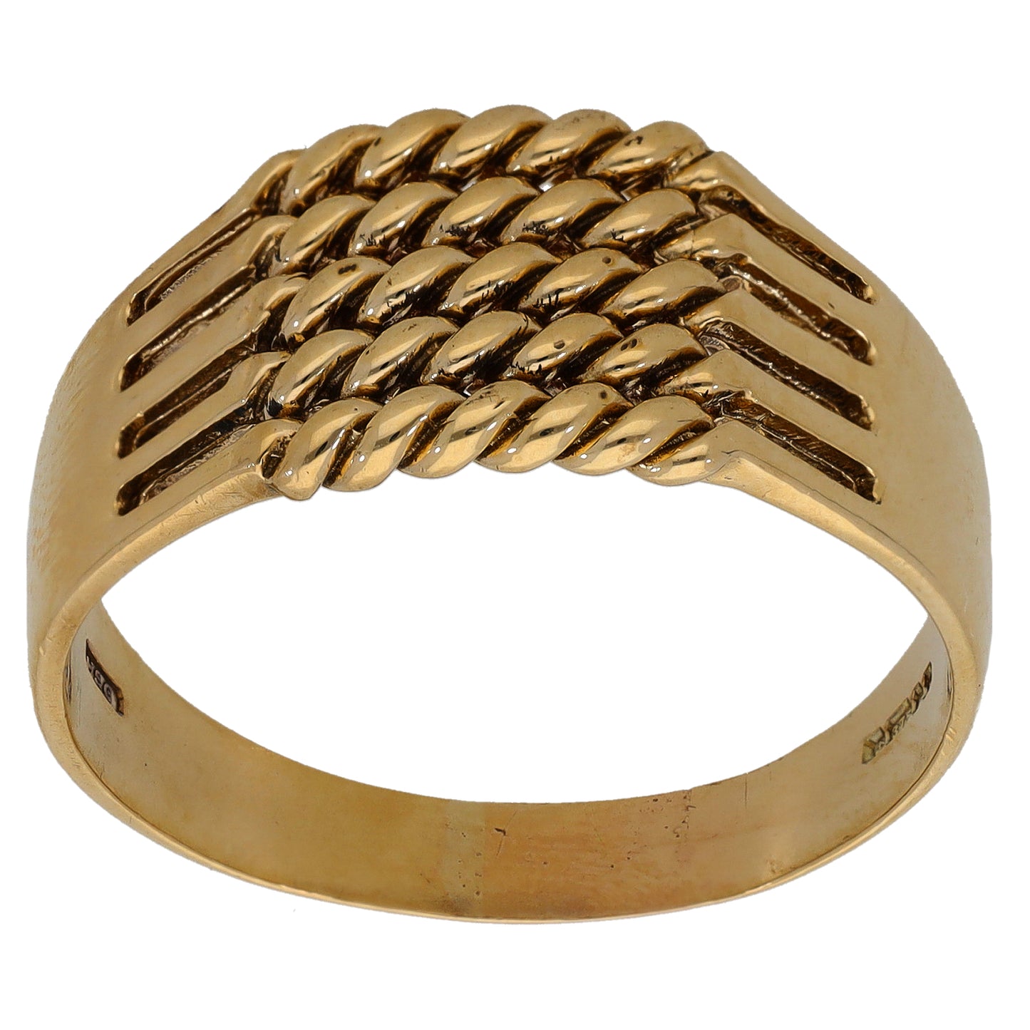 9ct Gold Alternative Ring Size Z+1