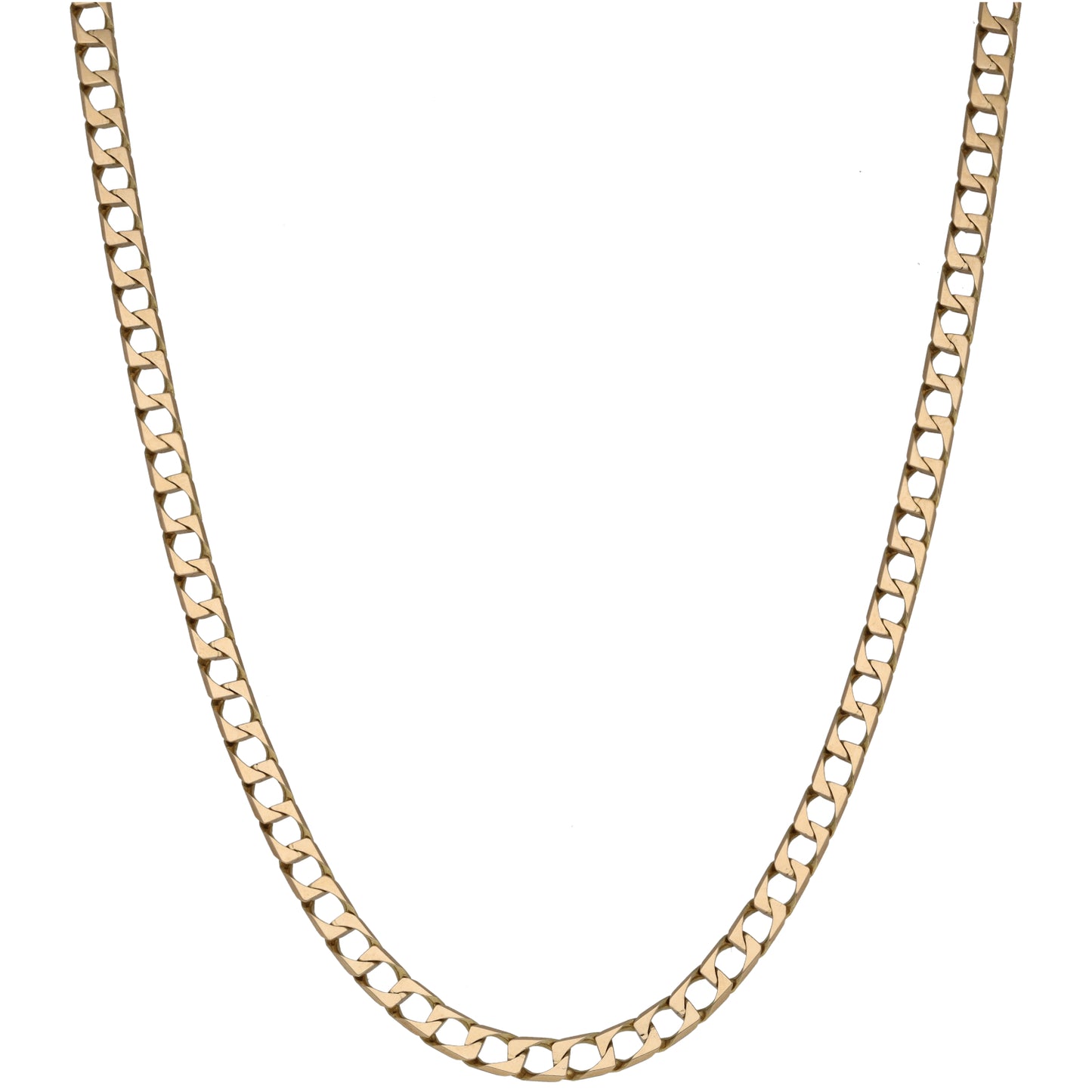 9ct Gold Curb Chain 28"