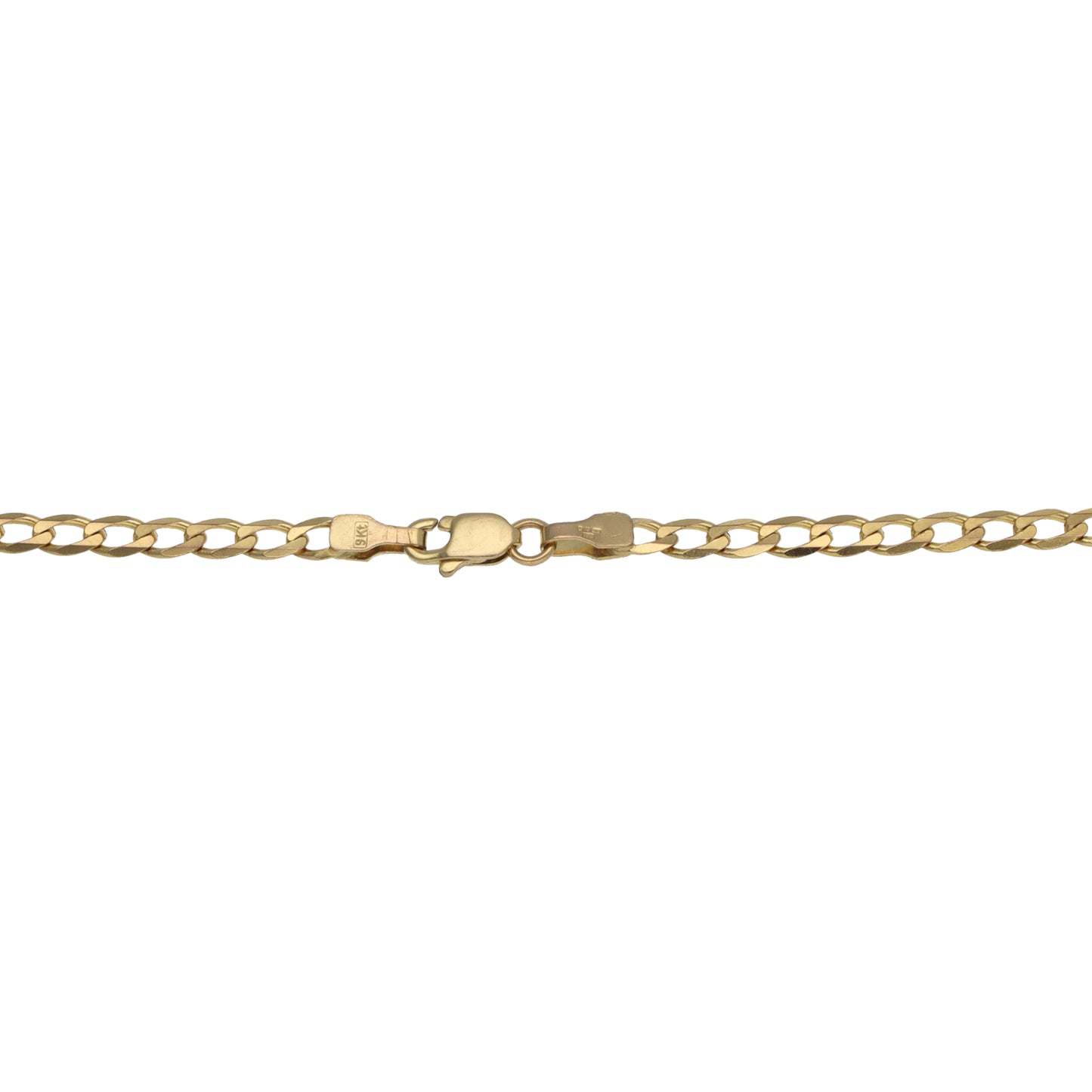 9ct Gold Curb Chain 16"