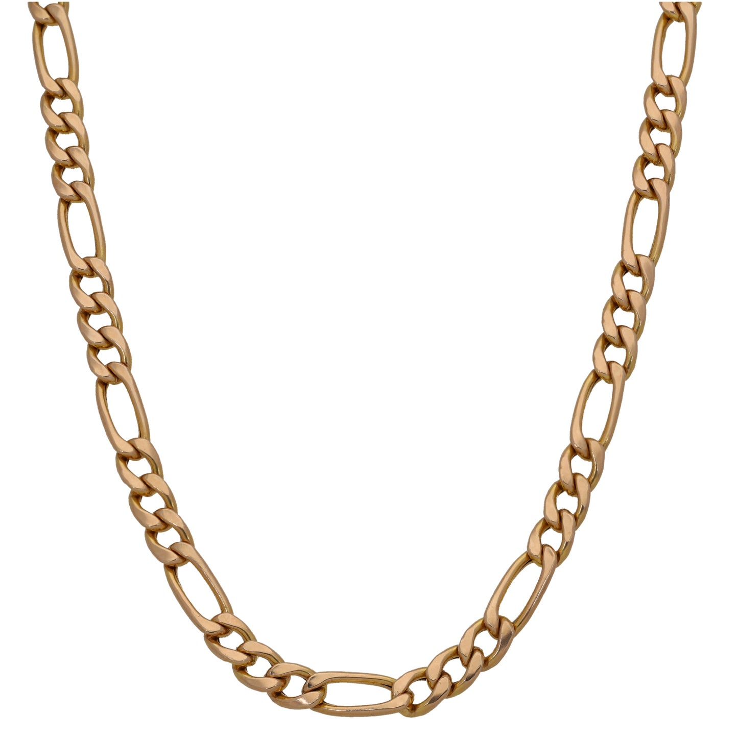 9ct Gold Figaro Chain 19"
