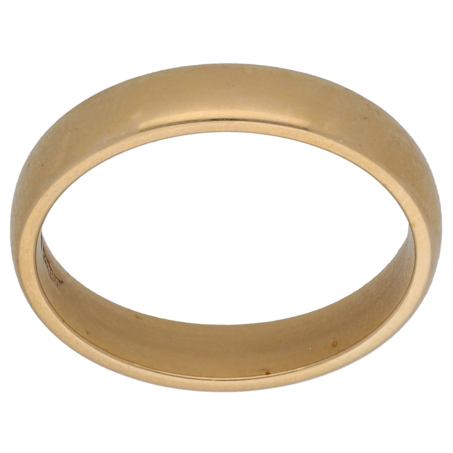 9ct Gold Plain Wedding Ring Size N