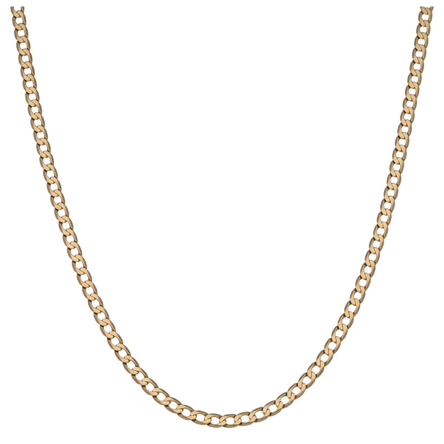 9ct Gold Curb Chain 28"