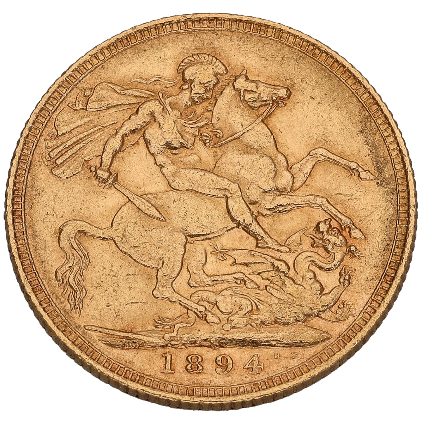 22ct Gold Queen Victoria Full Sovereign Coin 1894