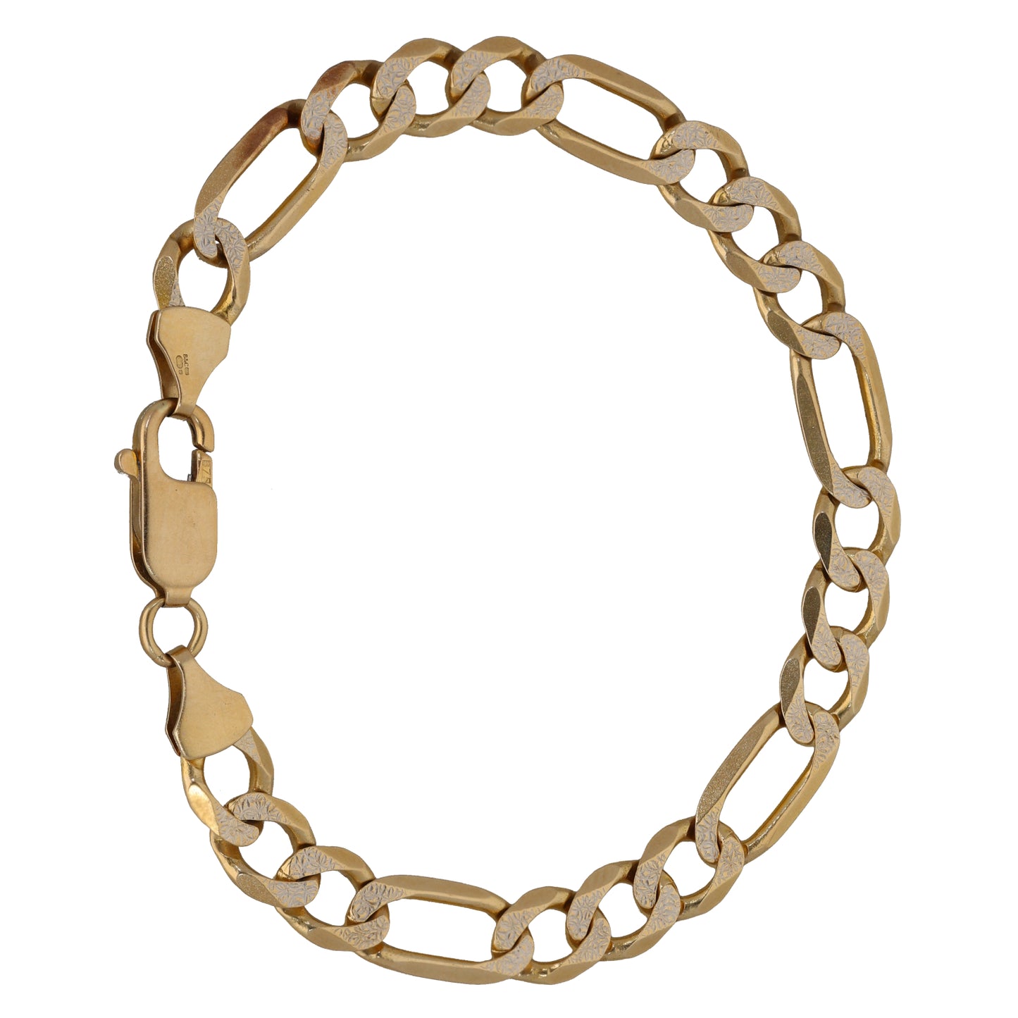 9ct Gold Figaro Bracelet