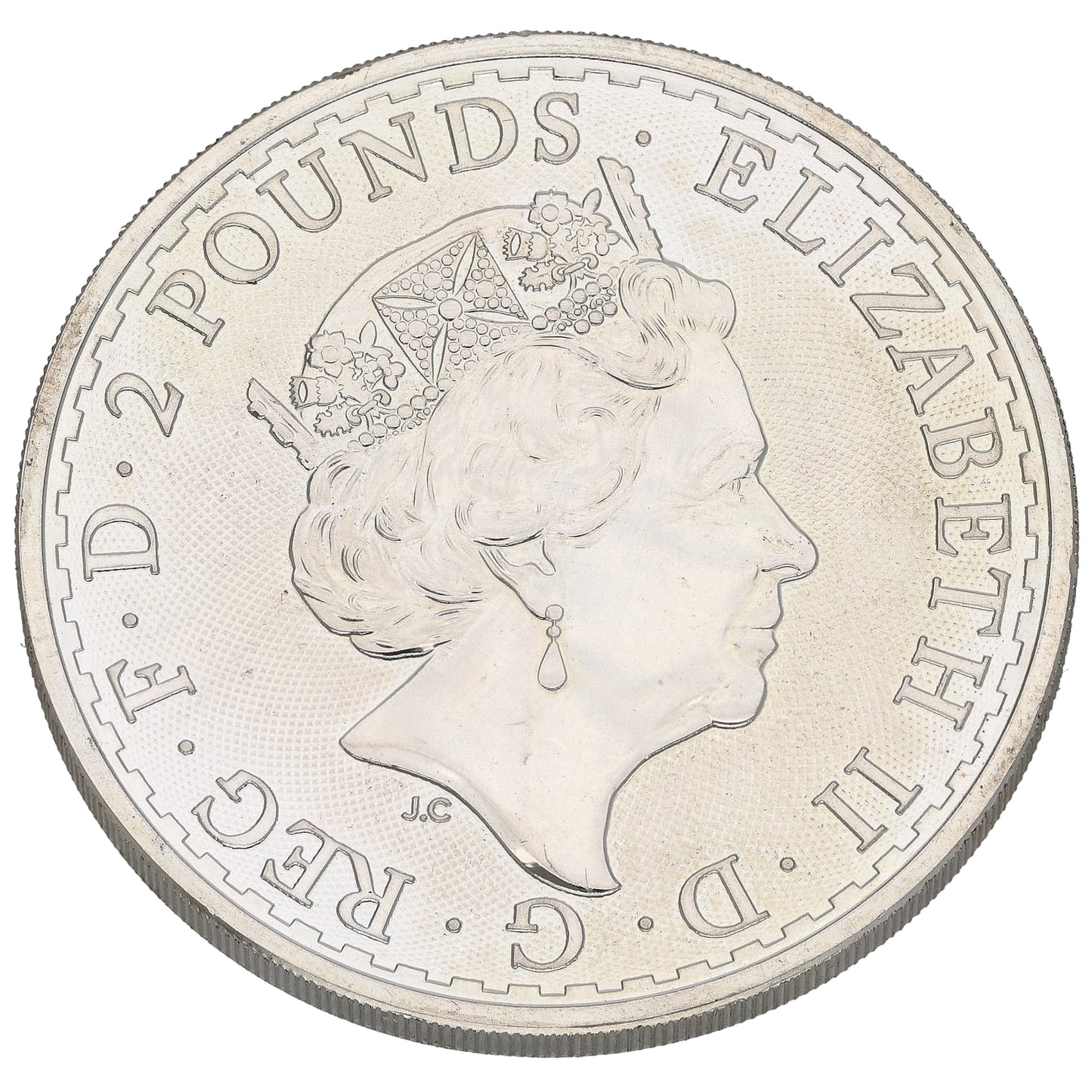 Fine Silver Queen Elizabeth II 1 OZ Britannia Coin 2019