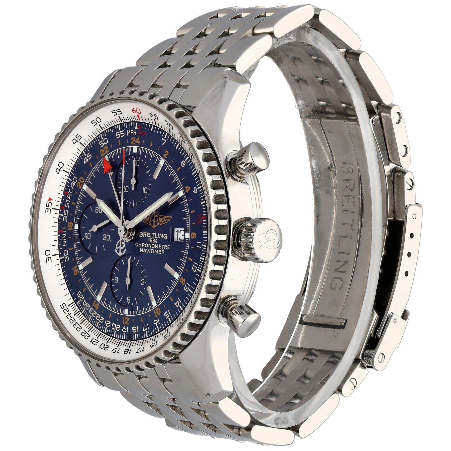 Breitling Navitimer World A24322 46mm Stainless Steel Watch