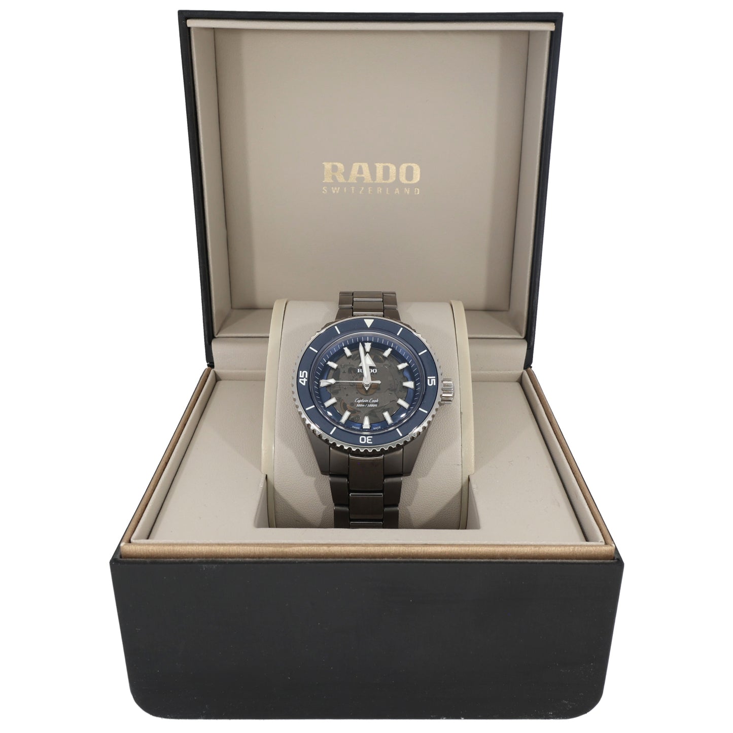 Rado Captain Cook 734.6128.3 43mm Ceramic Watch