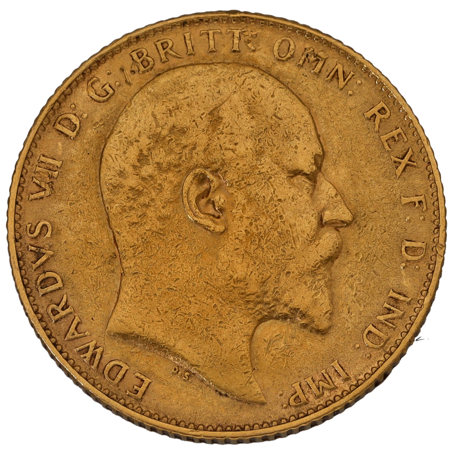 22ct Gold King Edward VII Full Sovereign Coin 1908