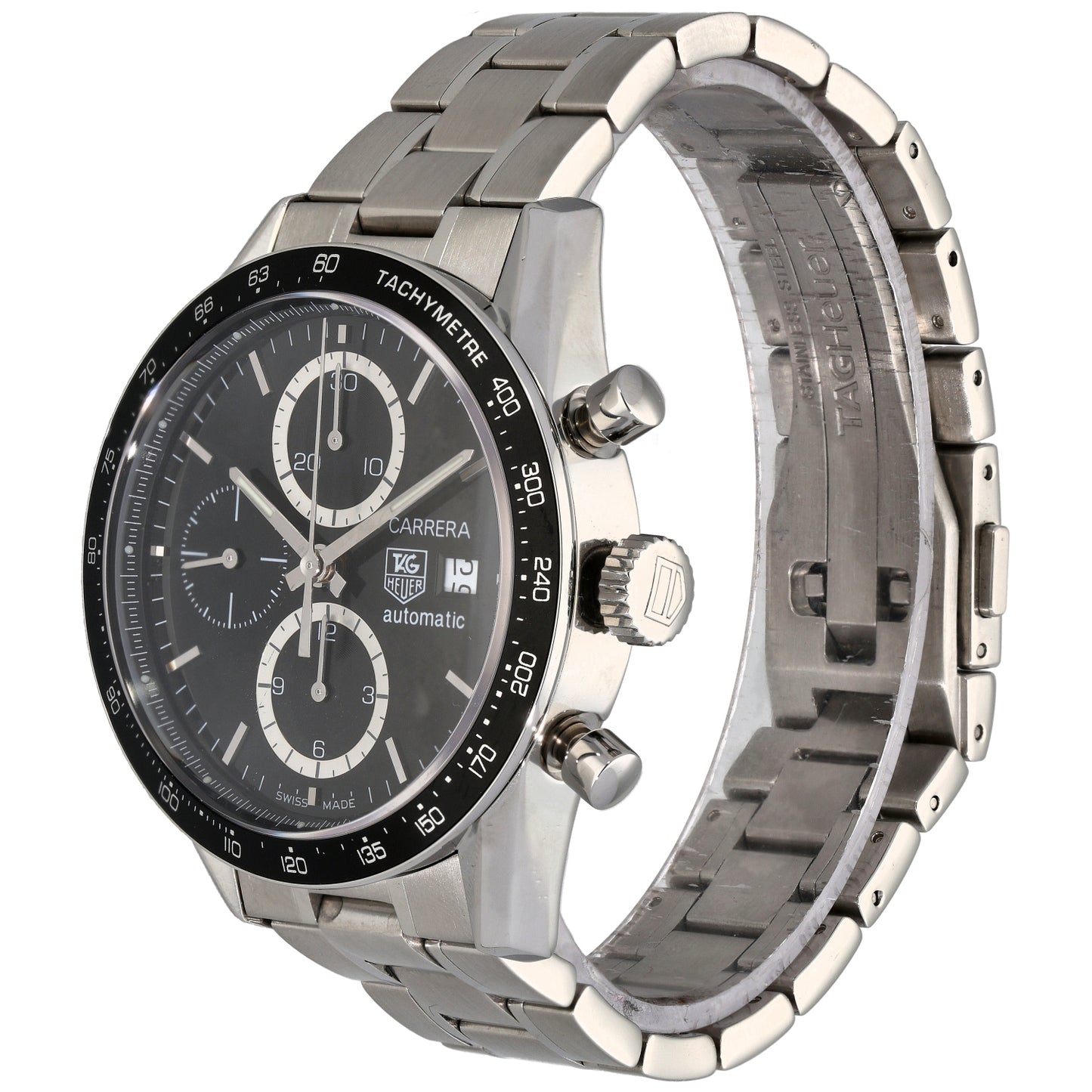 Tag Heuer Carrera CV2010-1 41mm Stainless Steel Watch