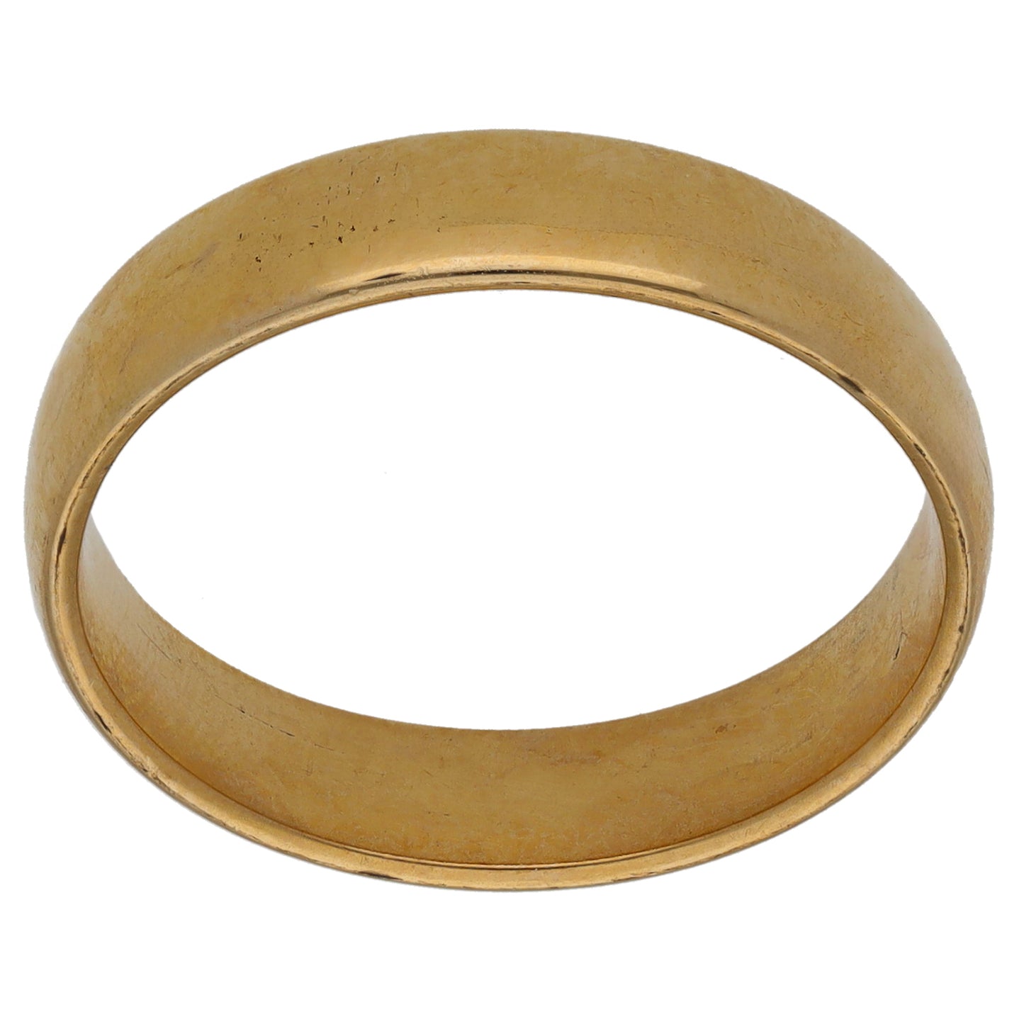 9ct Gold Plain Wedding Ring Size T