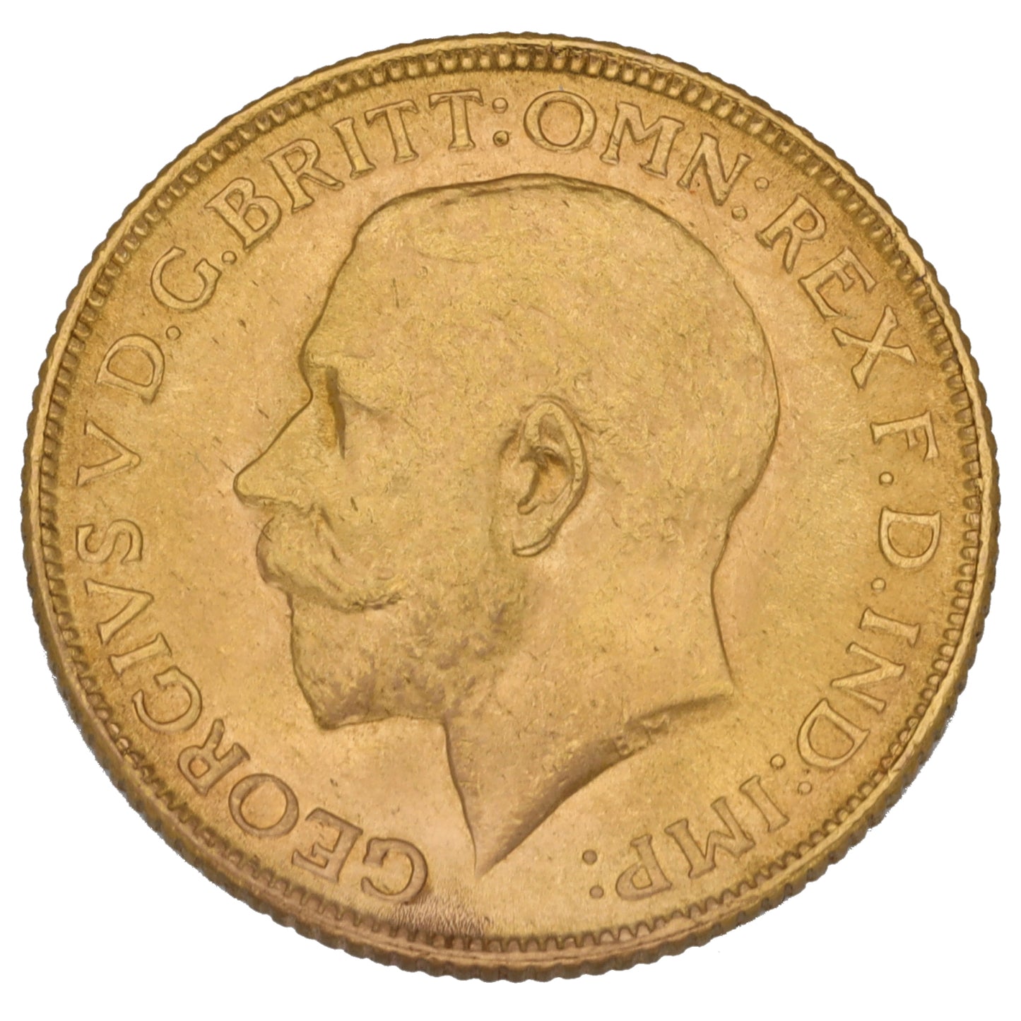 22ct Gold King George V Full Sovereign Coin 1915