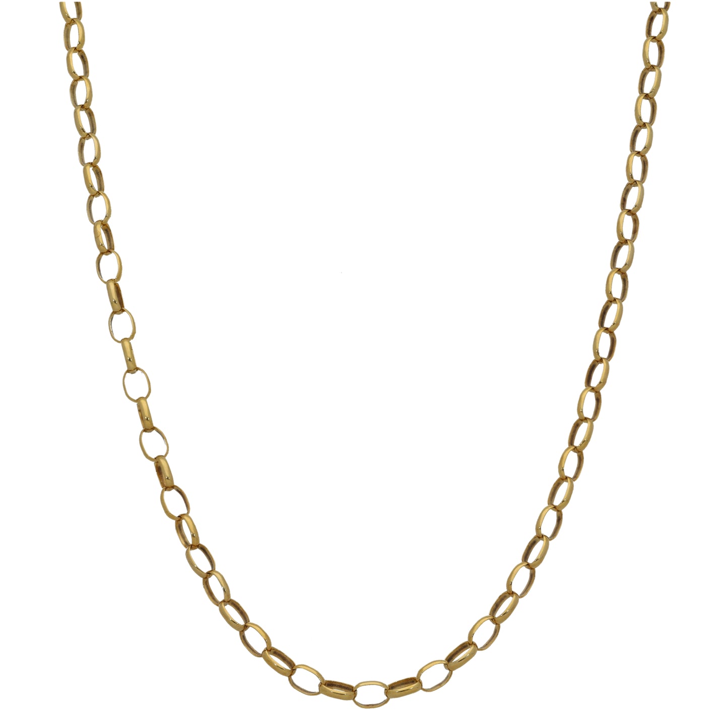 9ct Gold Belcher Chain 18"