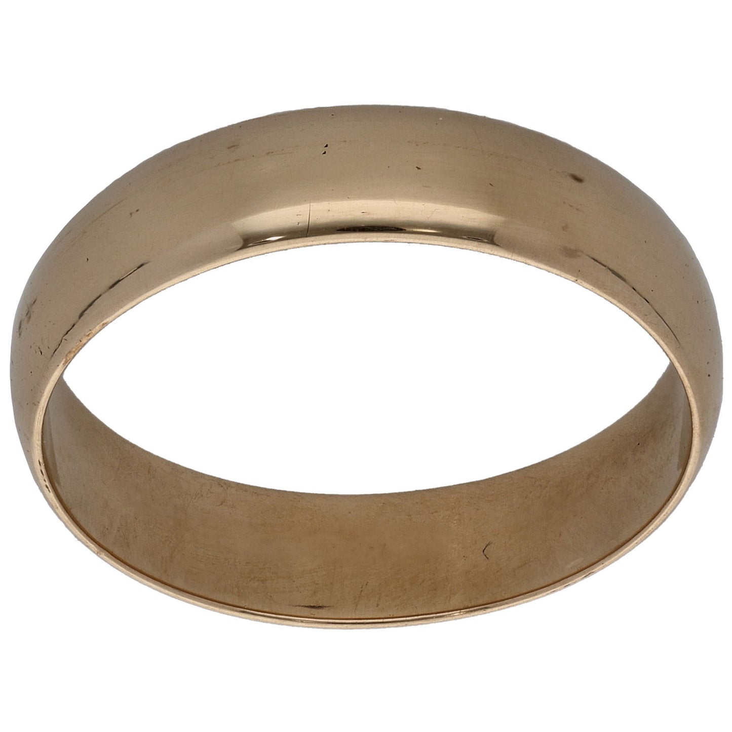 9ct Gold Plain Wedding Ring Size R