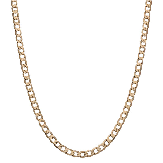 9ct Gold Curb Chain 24"