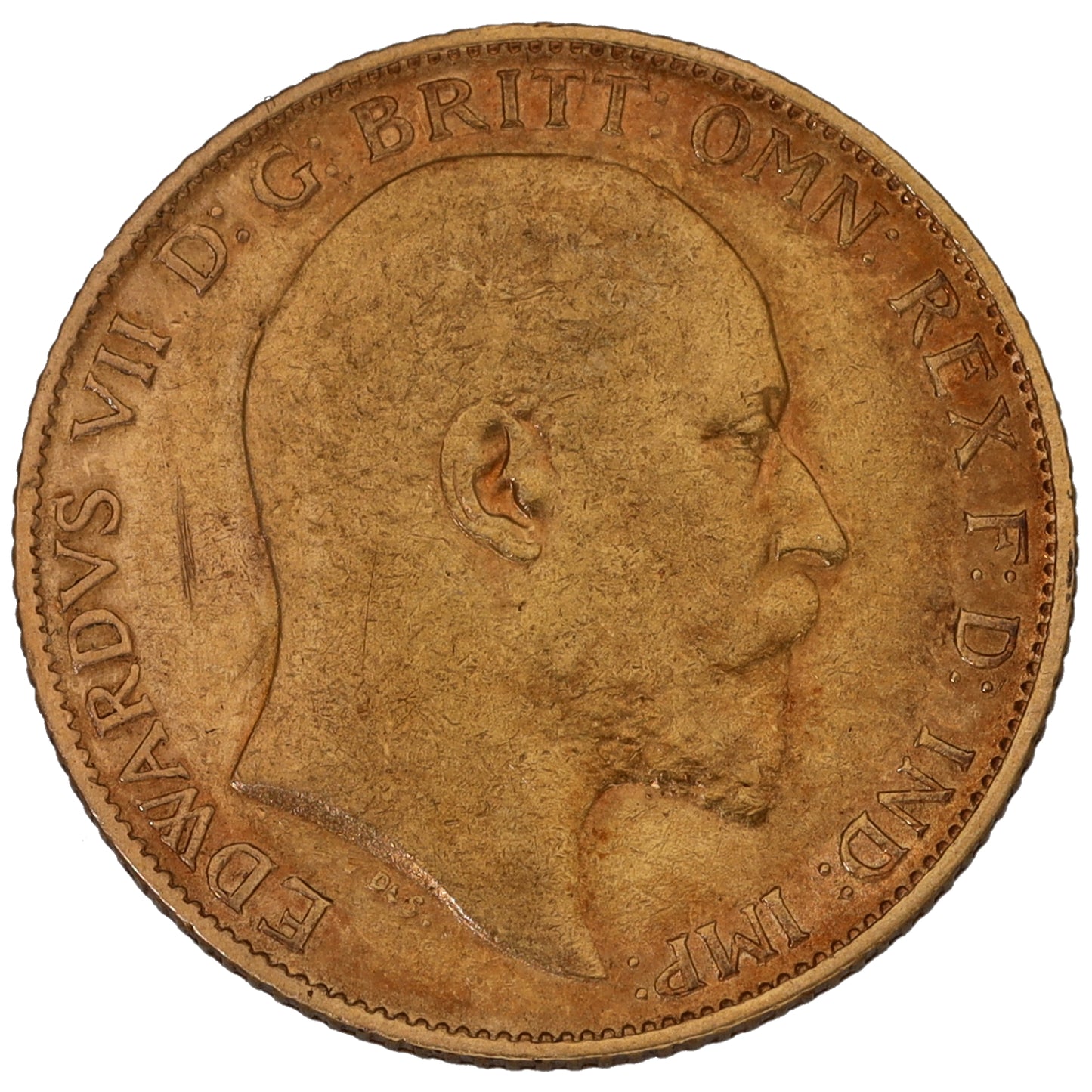 22ct Gold King Edward VII Half Sovereign Coin 1903