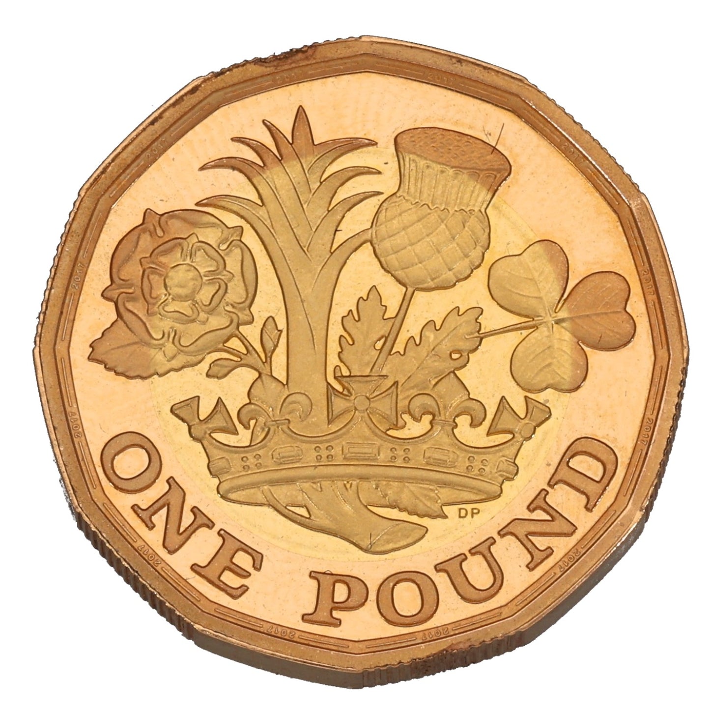 22ct Gold Nations Of The Crown One Pound Coin 2017