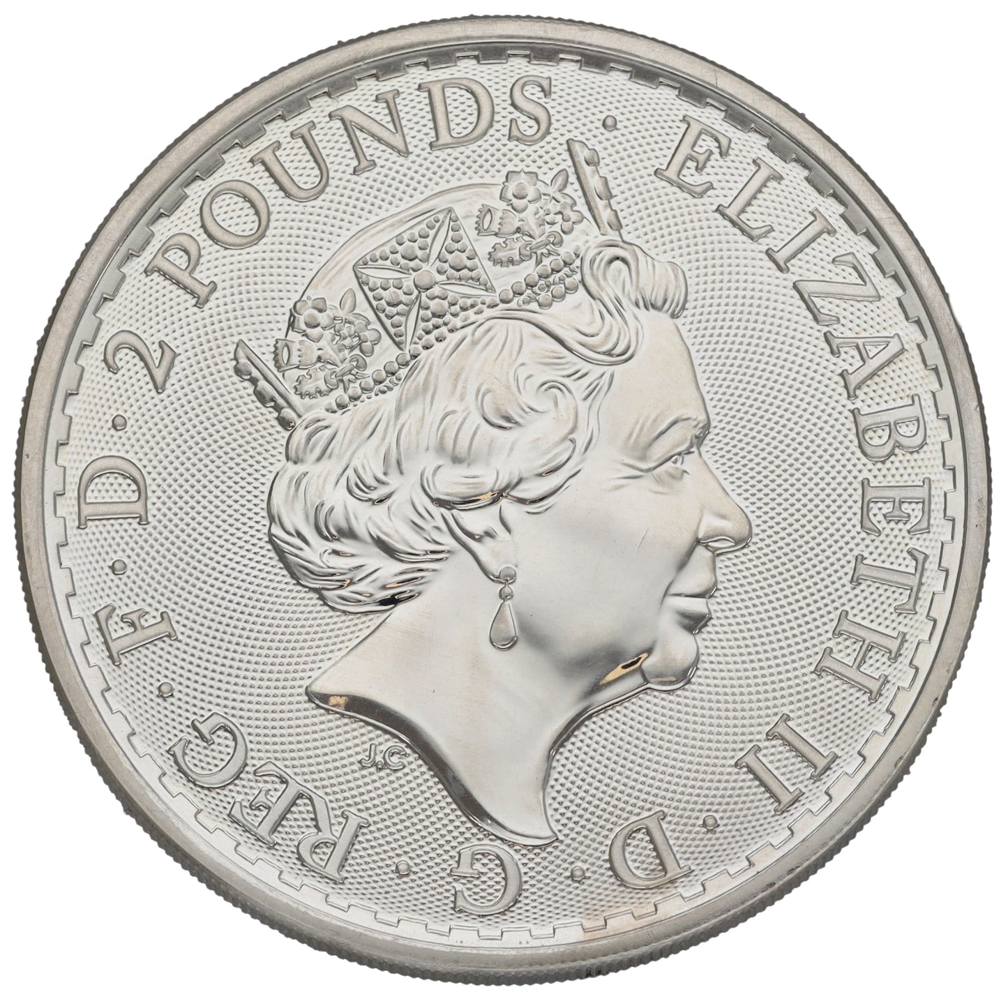 Fine Silver Queen Elizabeth II 1 OZ Britannia Coin 2019