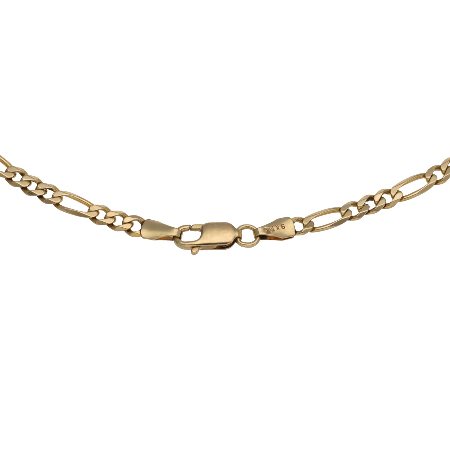 9ct Gold Figaro Chain 20"