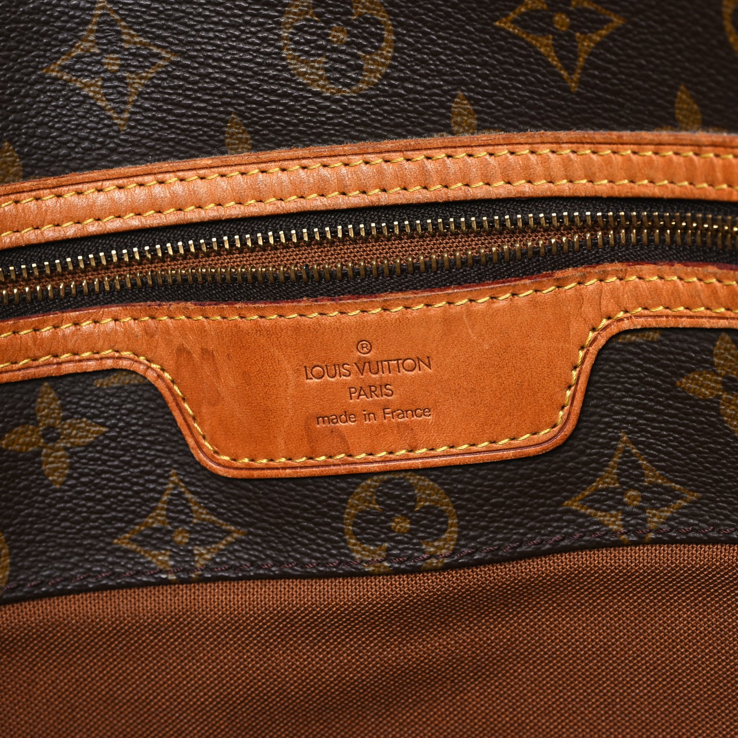 Louis Vuitton Sac Shopping Monogram Coated Canvas Bag - Brown