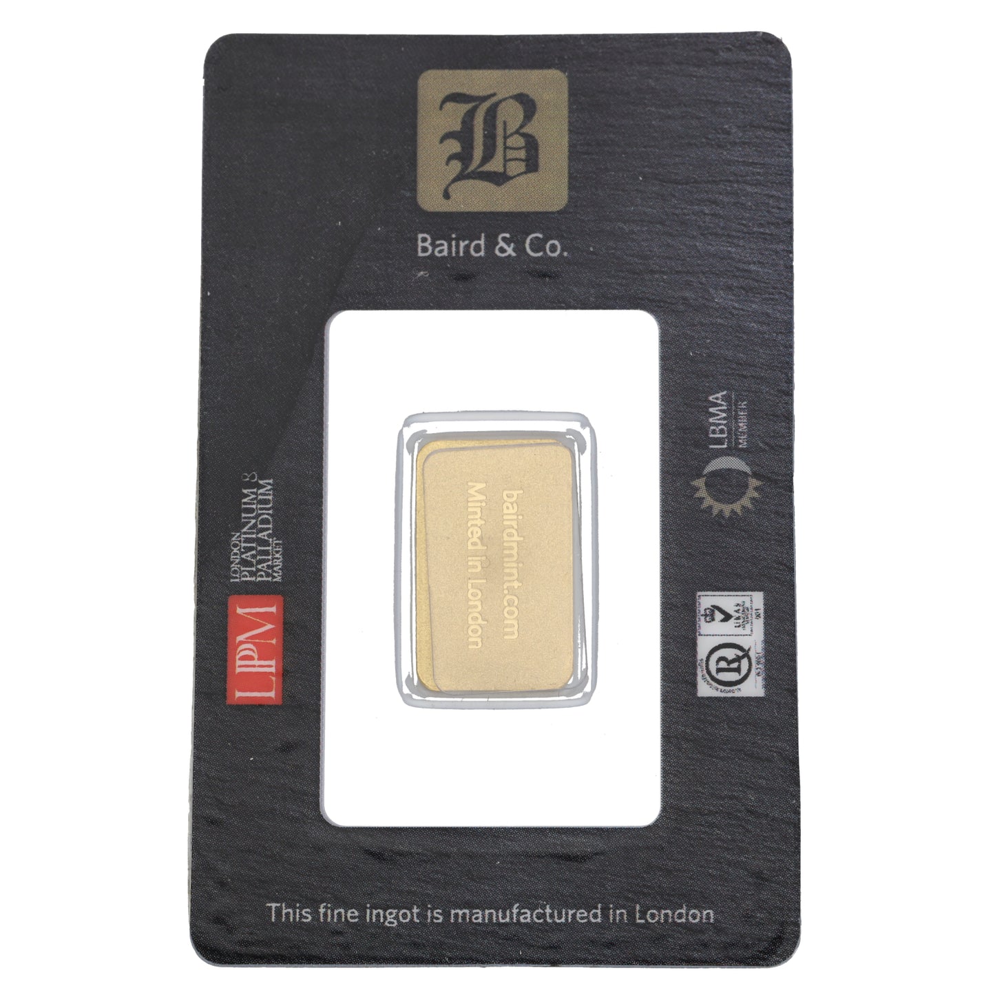 24ct 2.5g Gold Bar