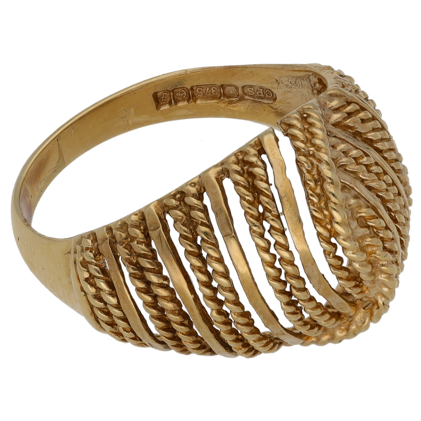 9ct Gold Alternative Ring Size R