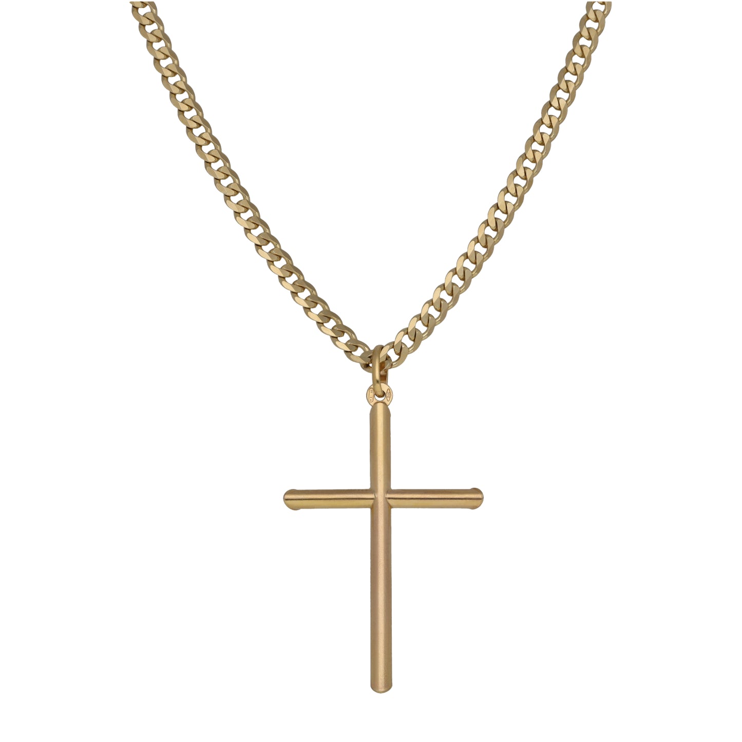 9ct Gold Cross Pendant With Chain