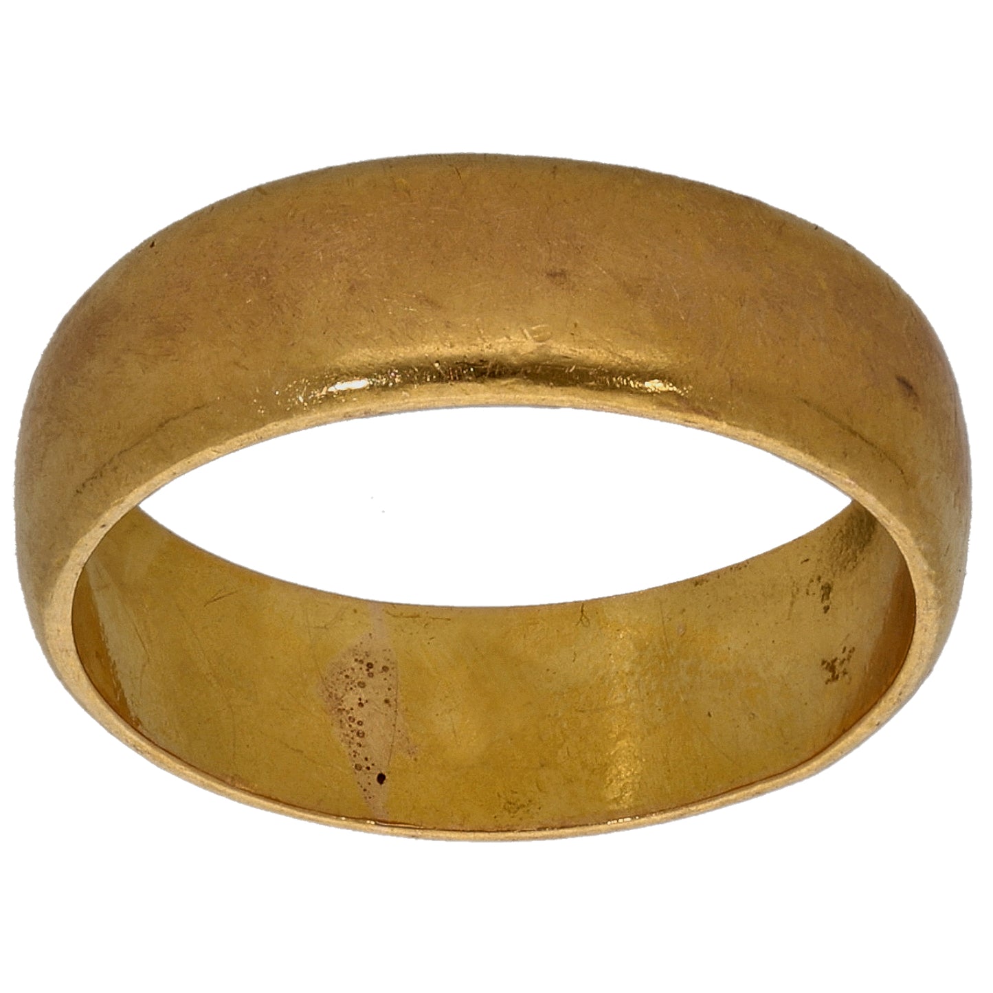 22ct Gold Plain Wedding Ring Size K