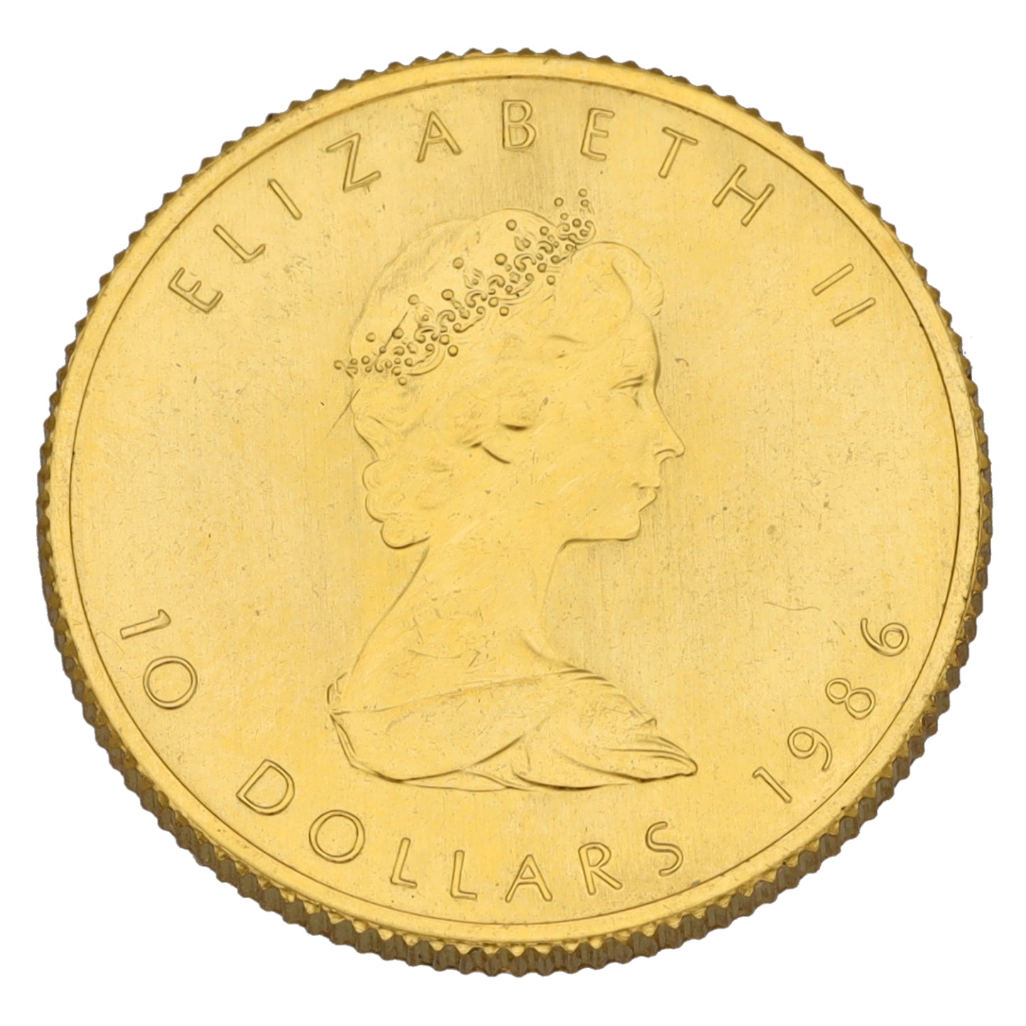 24ct Gold Canada Maple 1/4 OZ Coin 1986