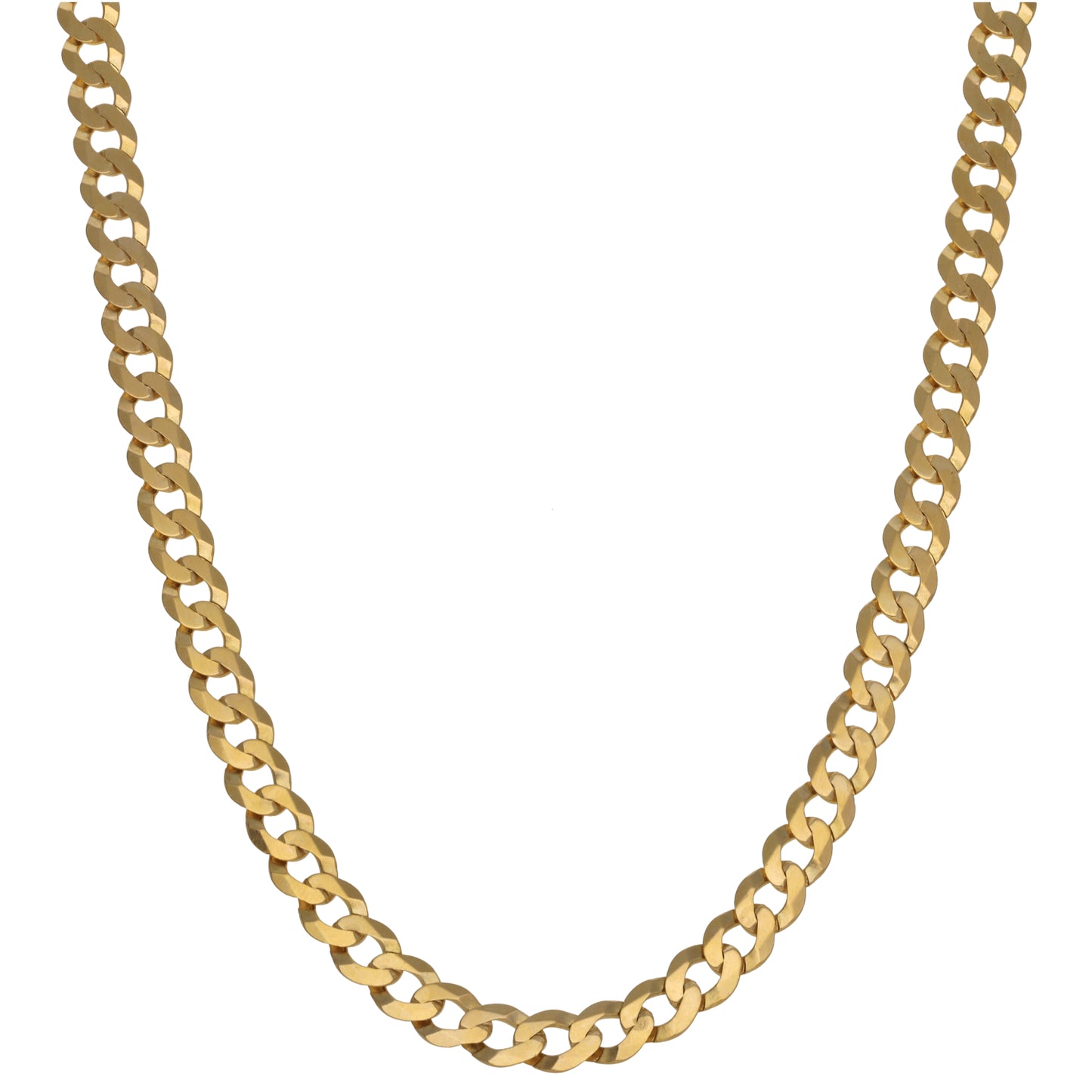 9ct Gold Curb Chain 20"