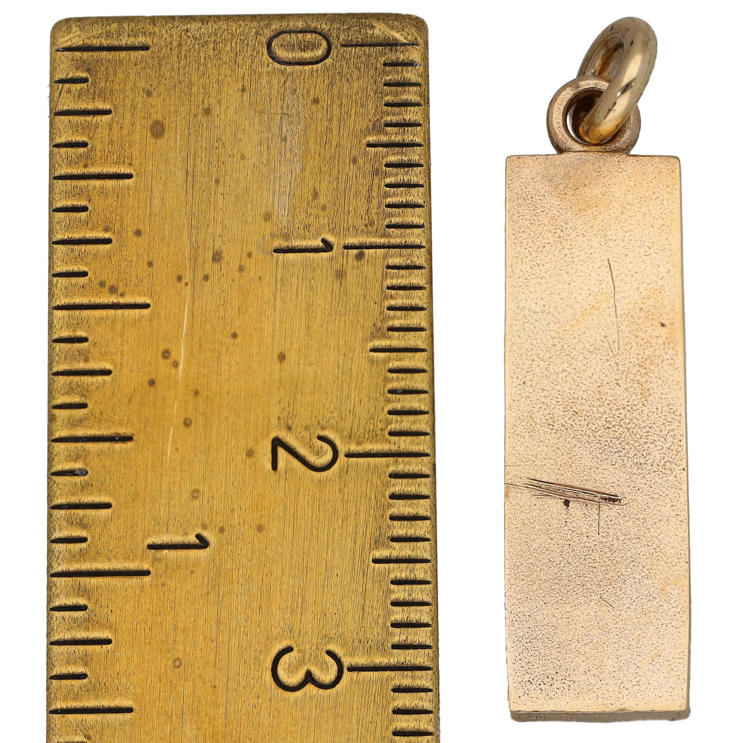 9ct Gold Ingot Pendant