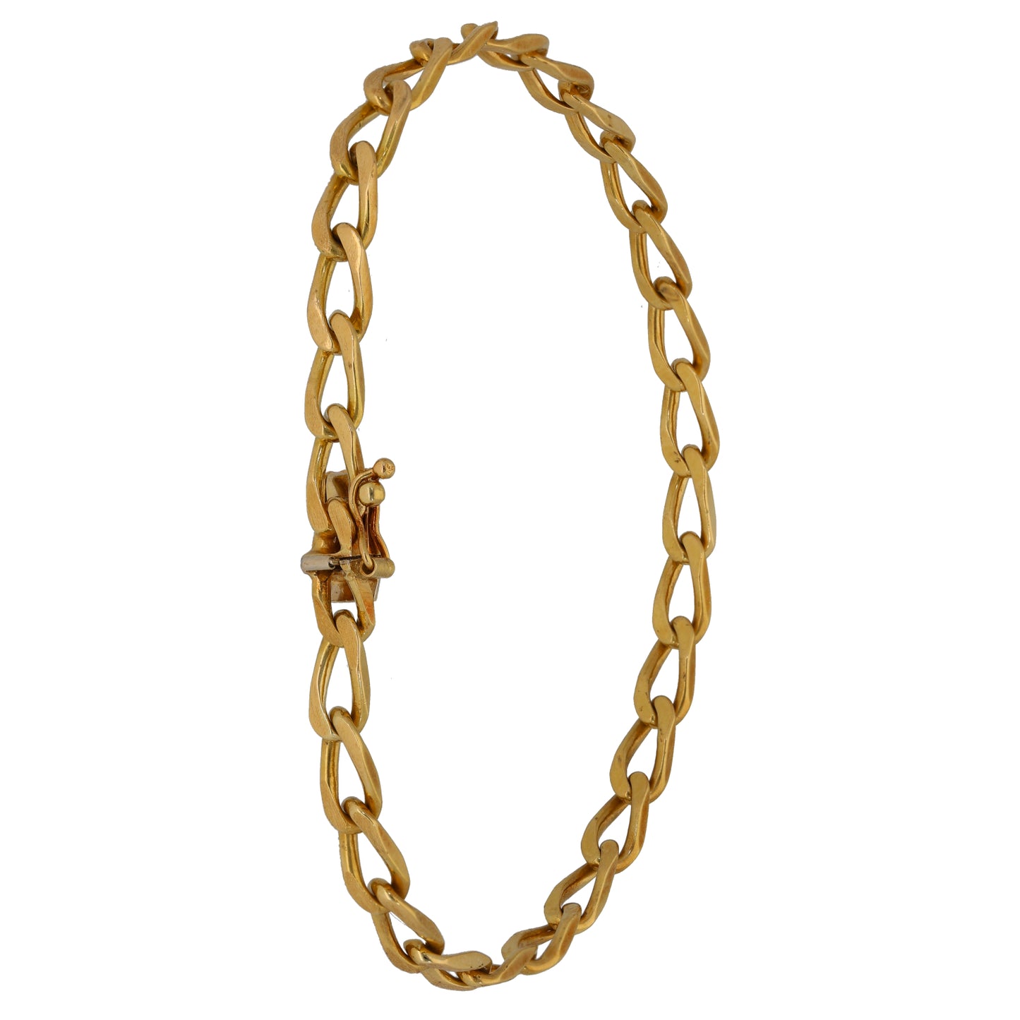 18ct Gold Curb Bracelet