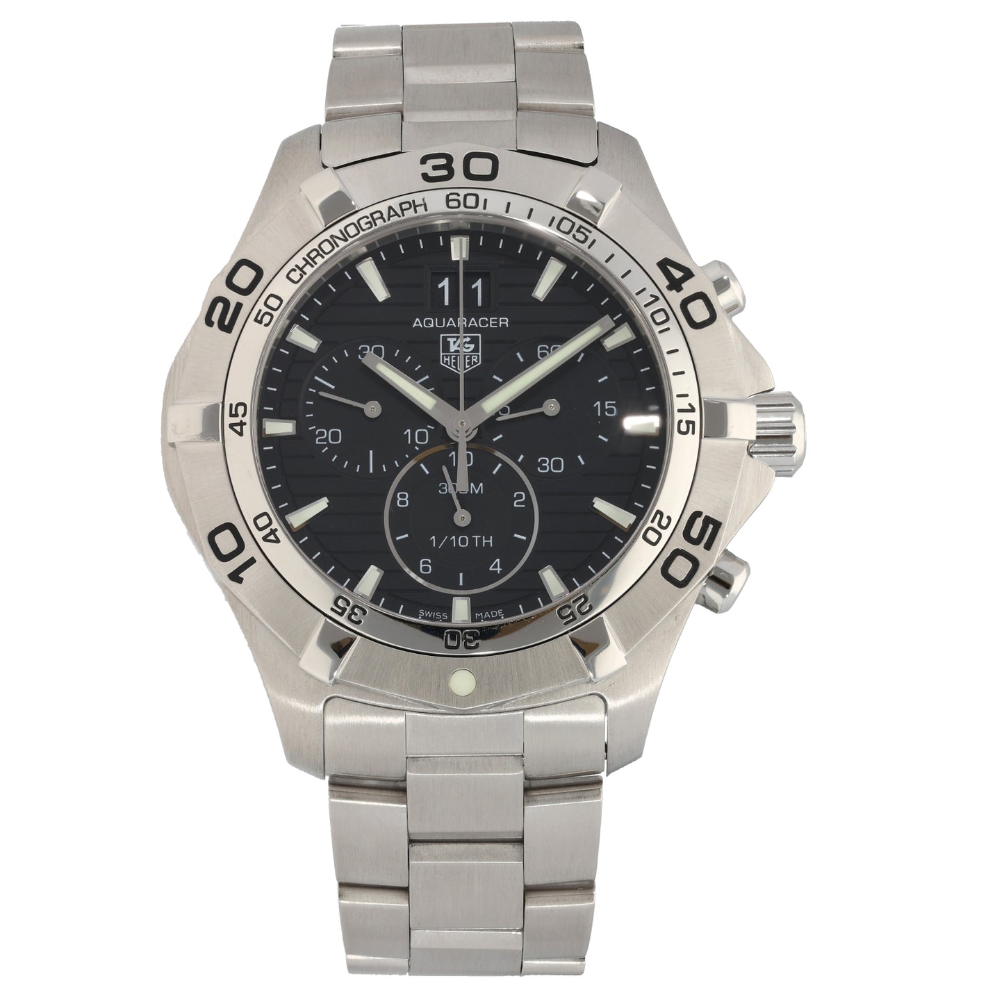 Tag Heuer Aquaracer CAF101E 43mm Stainless Steel Watch