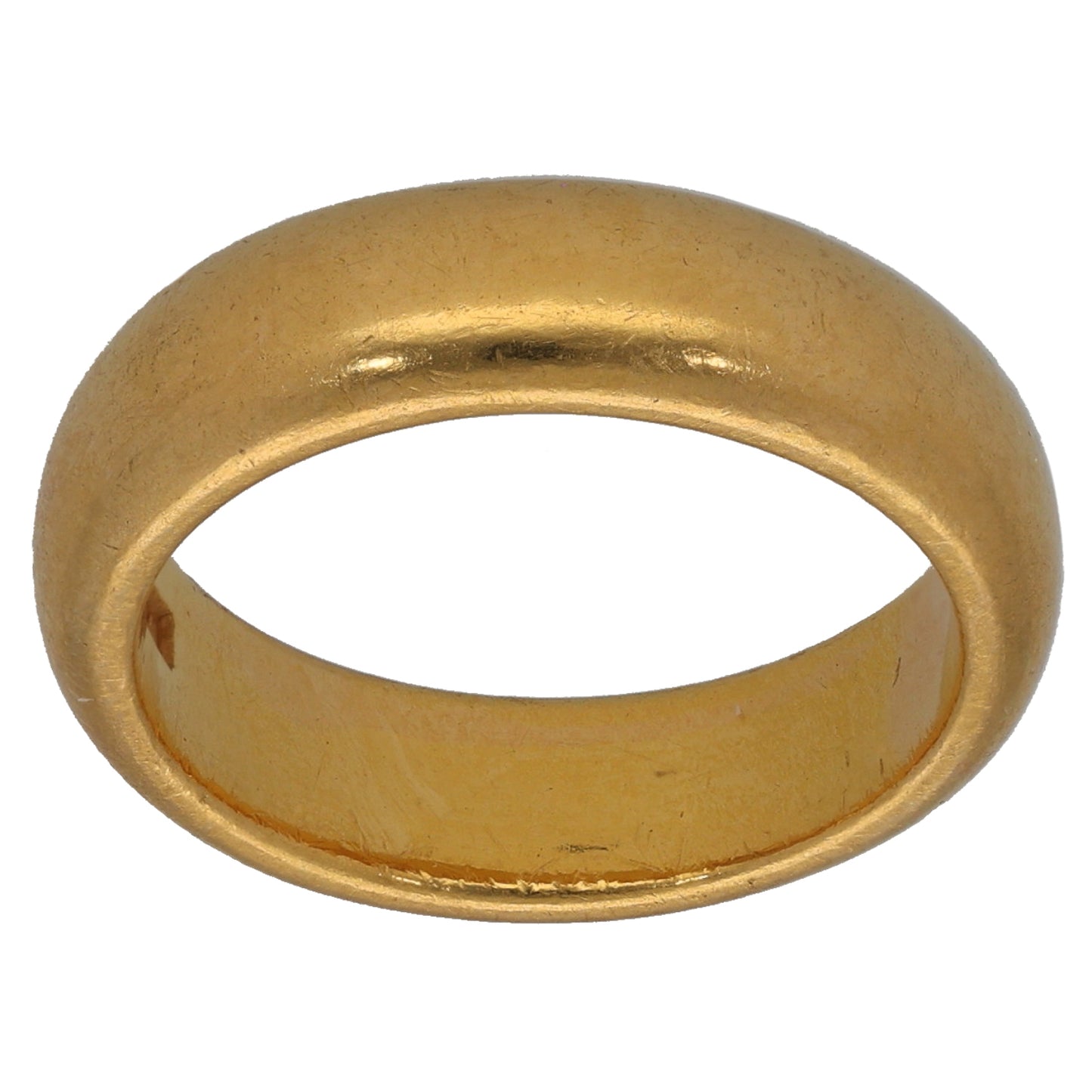 22ct Gold Plain Wedding Ring Size N