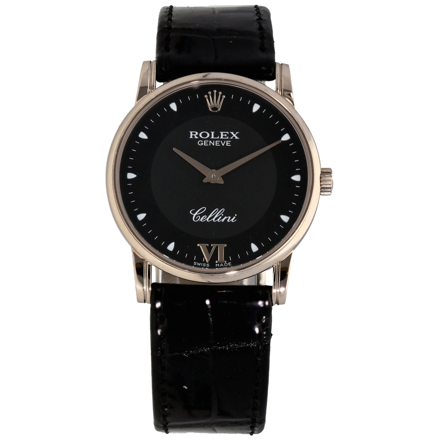 Rolex Cellini 5116 32mm White Gold Watch