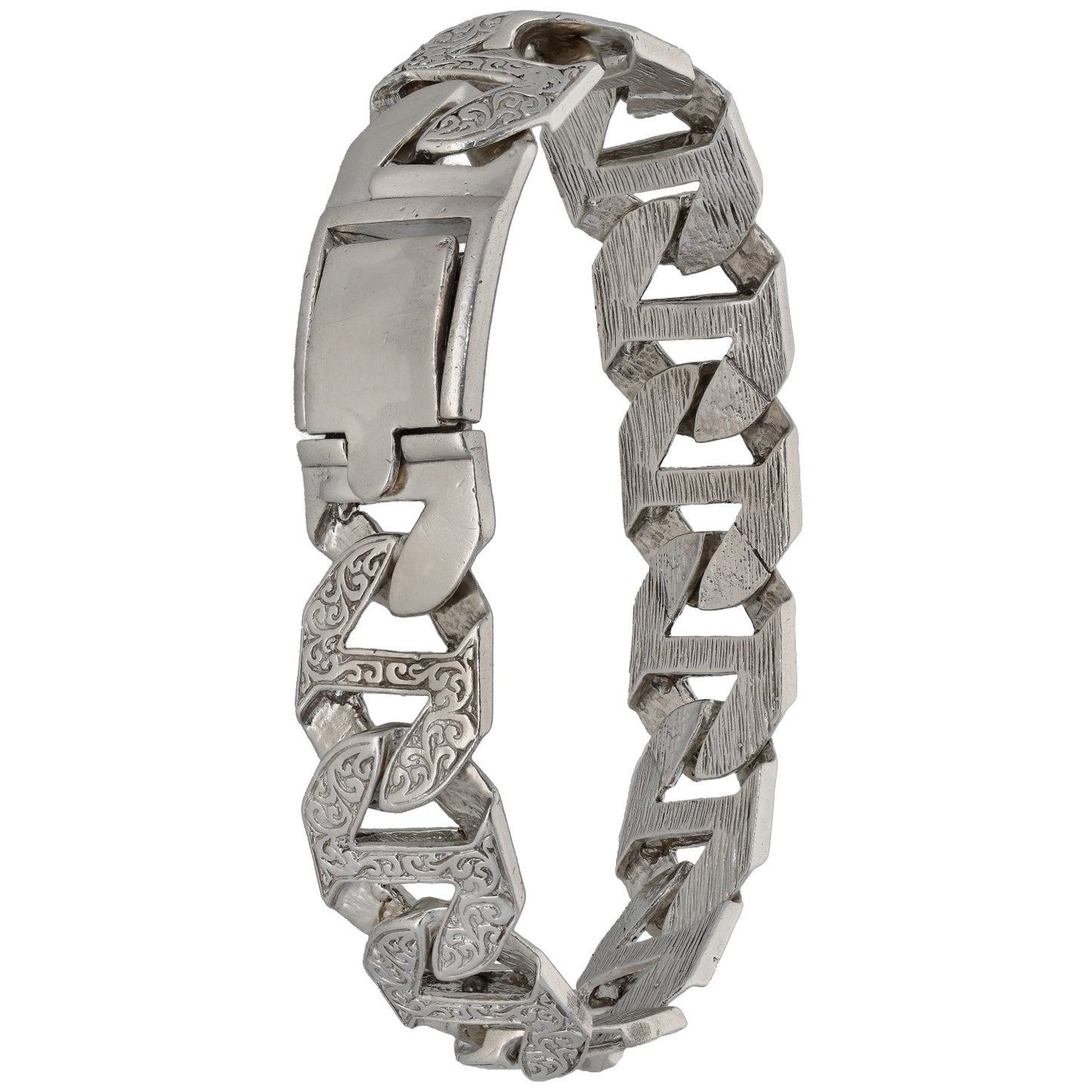 Sterling Silver Curb Bracelet