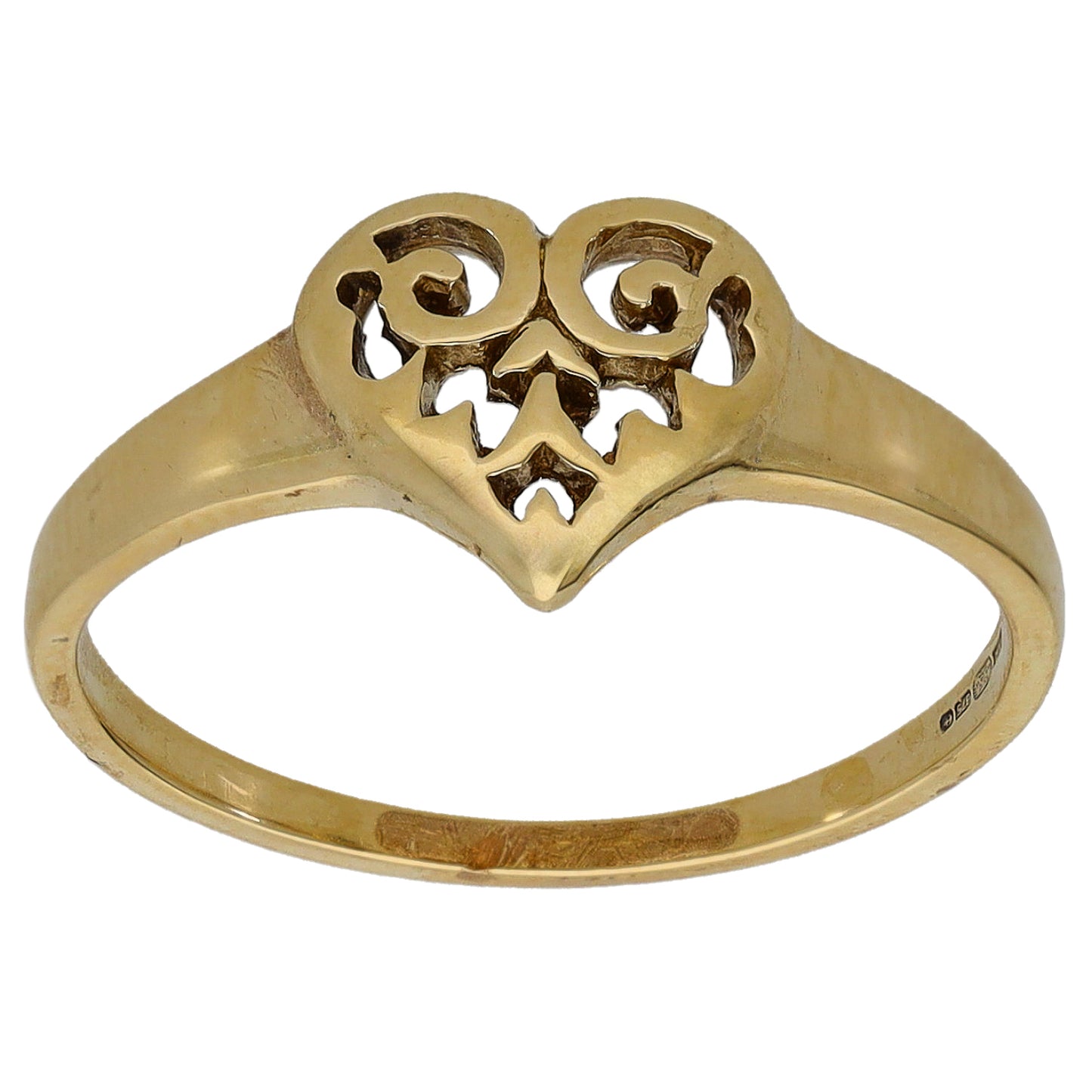 9ct Gold Alternative Ring Size N