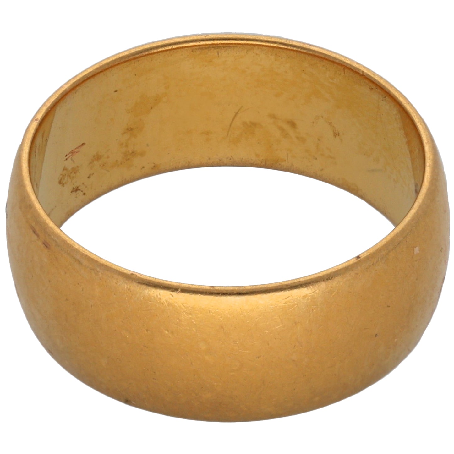 22ct Gold Plain Wedding Ring Size P