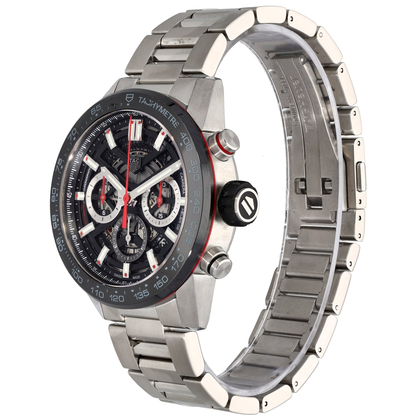 Tag Heuer Carrera CBG2A10 45mm Stainless Steel Watch