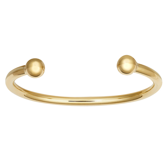New 9ct Gold 4.8mm Solid Torque Bangle
