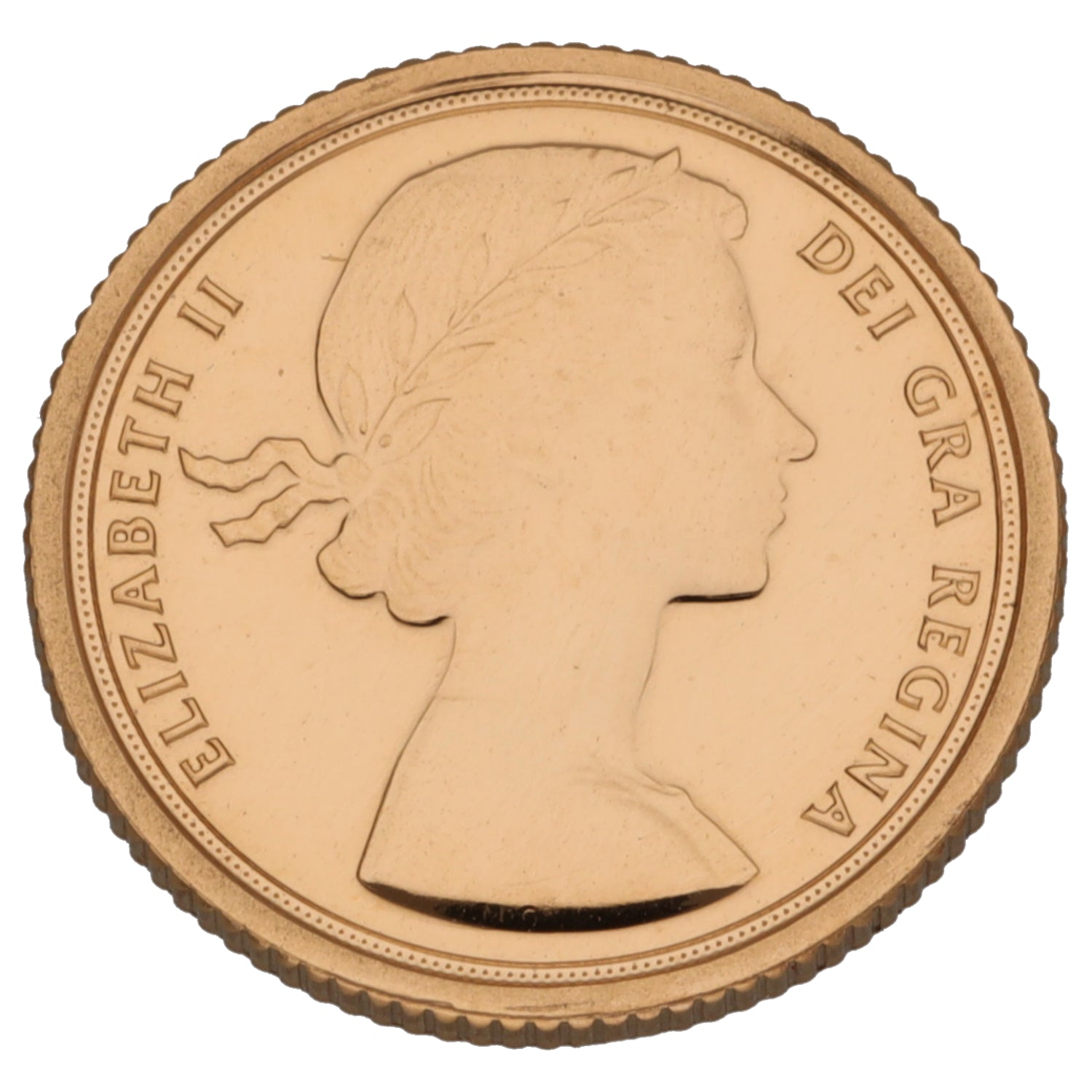 22ct Gold Queen Elizabeth II Quarter Sovereign Coin 2022 H&T