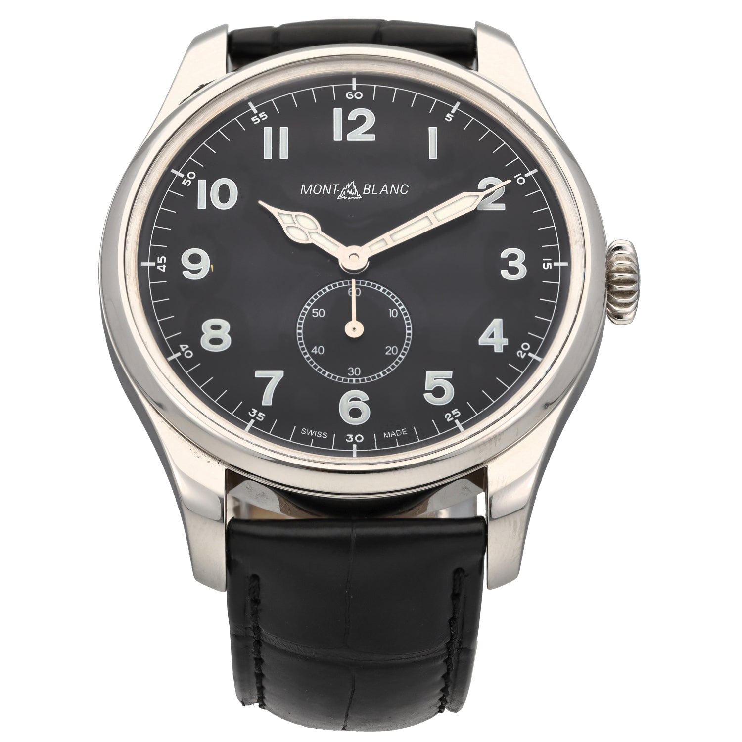 Montblanc Minerva 7389 44mm Stainless Steel Watch – H&T