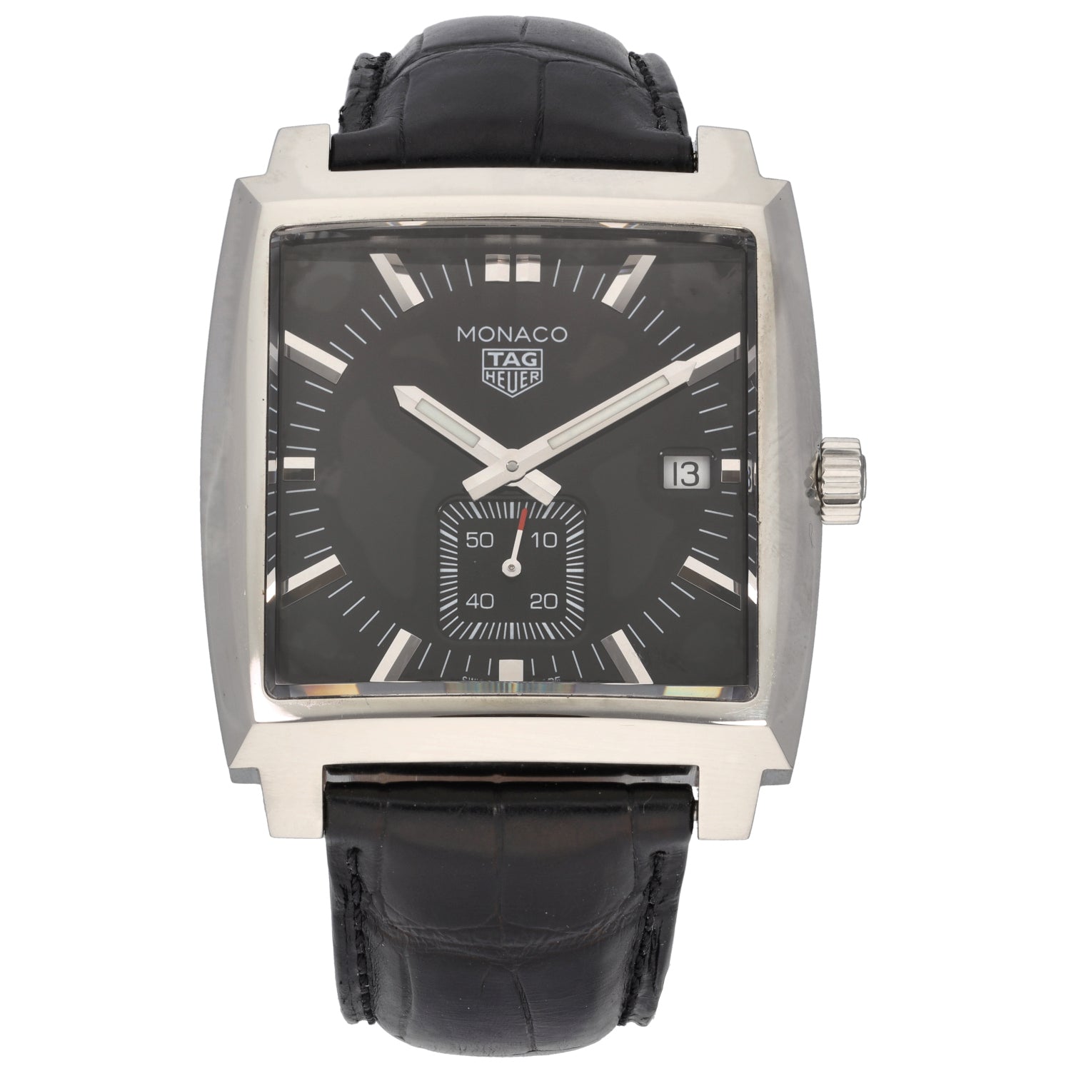 Tag Heuer Monaco WAW131A 37mm Stainless Steel Watch H T