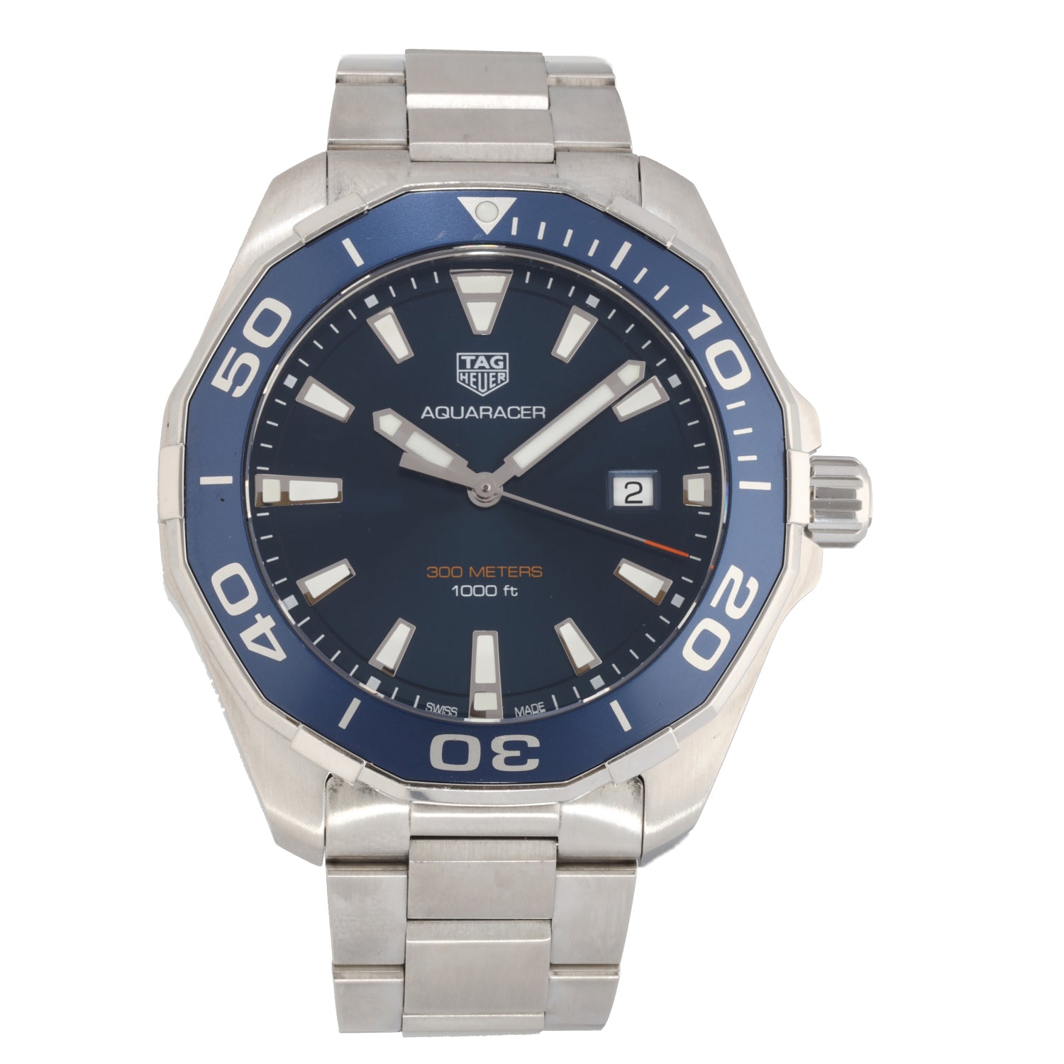 Tag Heuer Aquaracer WAY101C 45mm Stainless Steel Watch