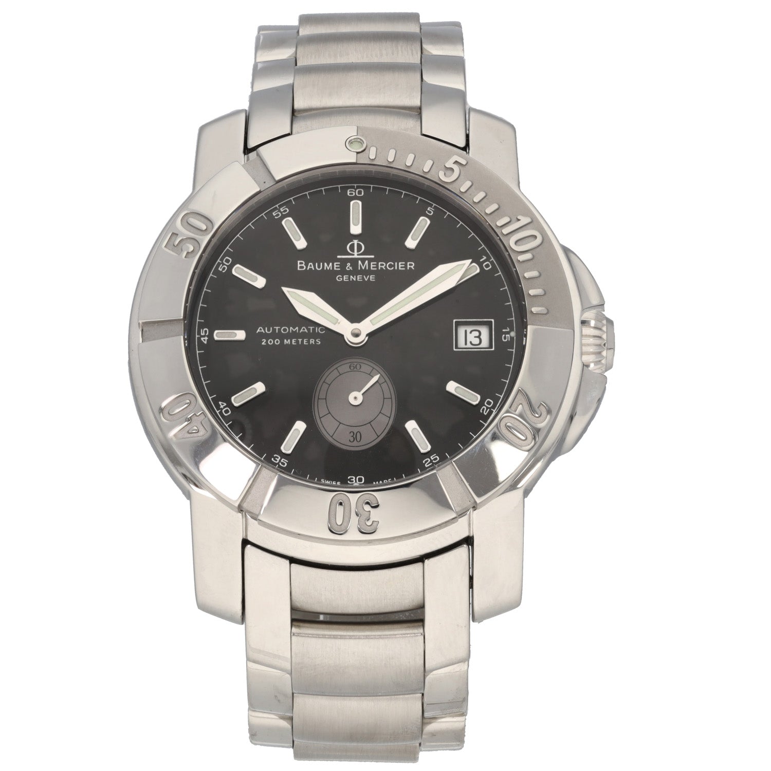 Baume Et Mercier Capeland 65353 41mm Stainless Steel Watch