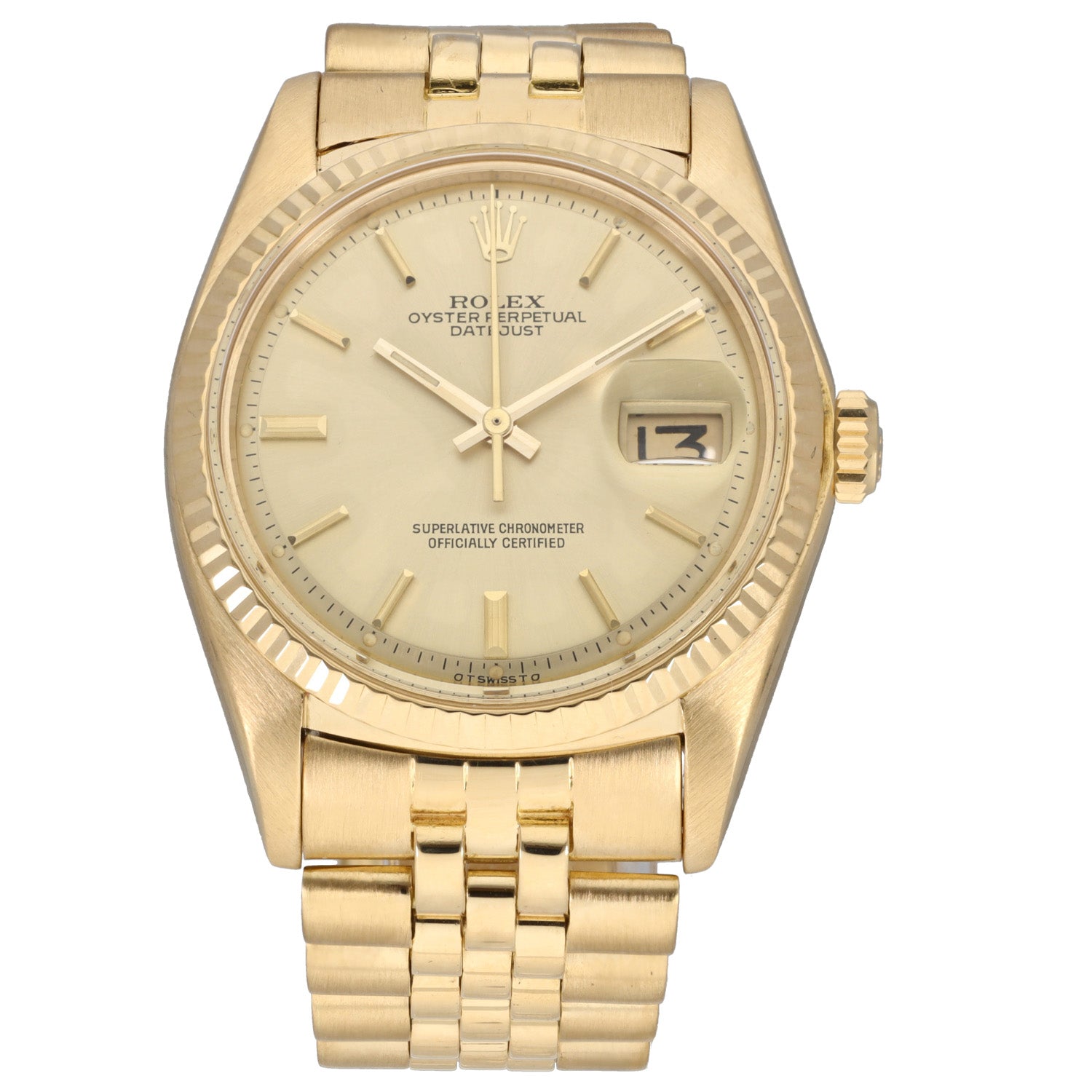 Rolex 36mm online gold