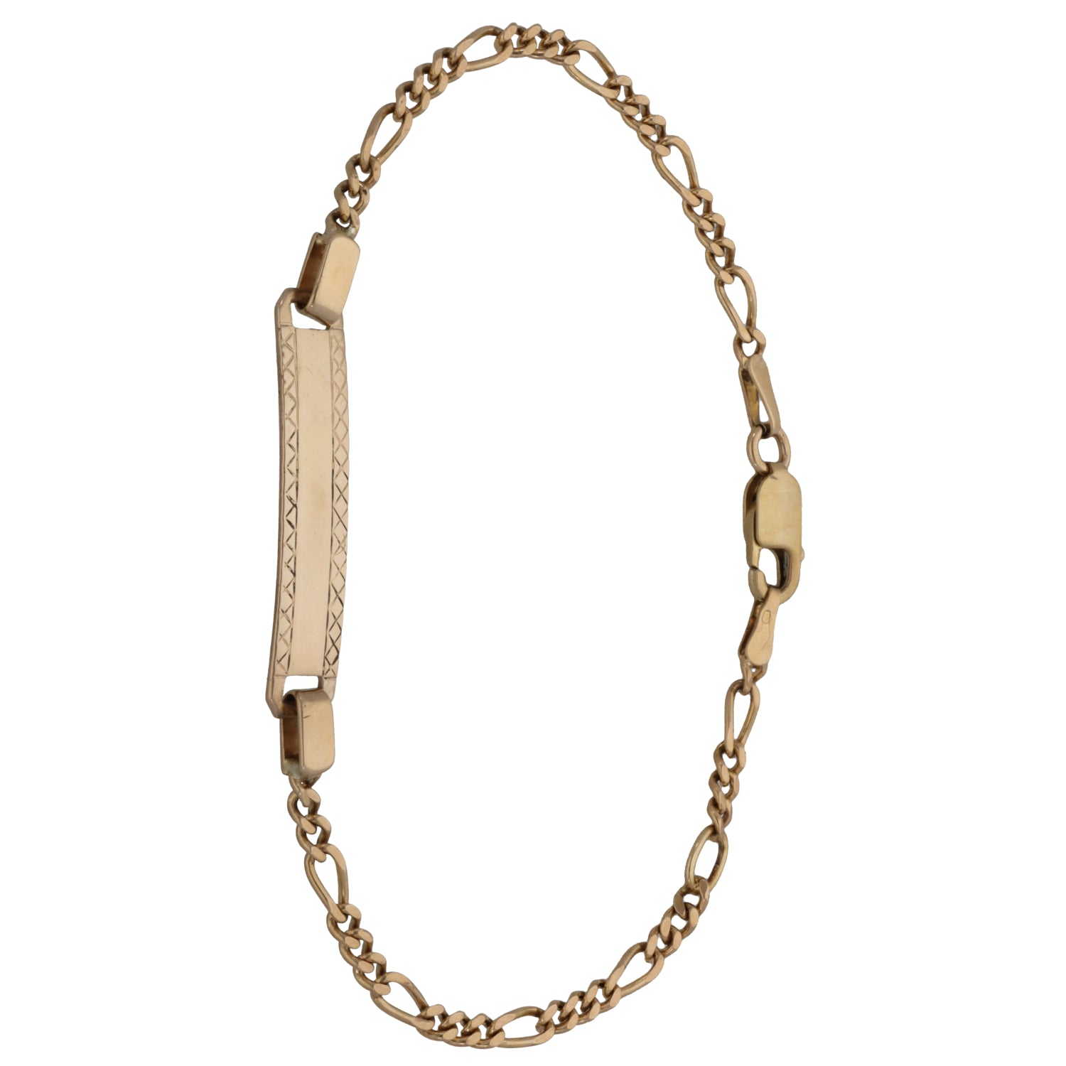 9ct Gold ID Bracelet H&T