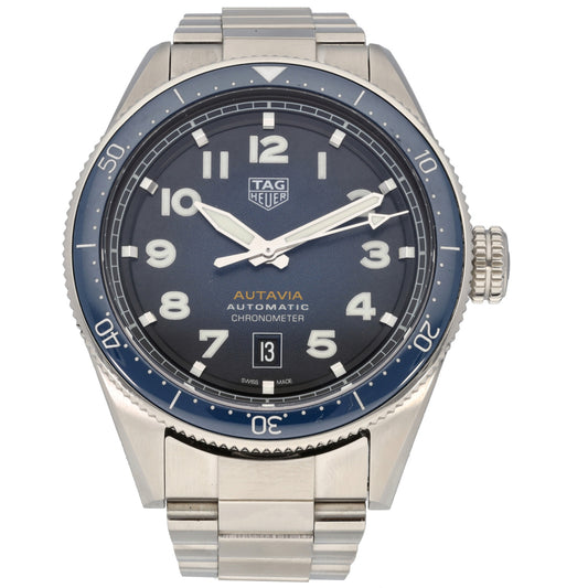 Tag Heuer Classic Autavia WBE5116 42mm Stainless Steel Watch